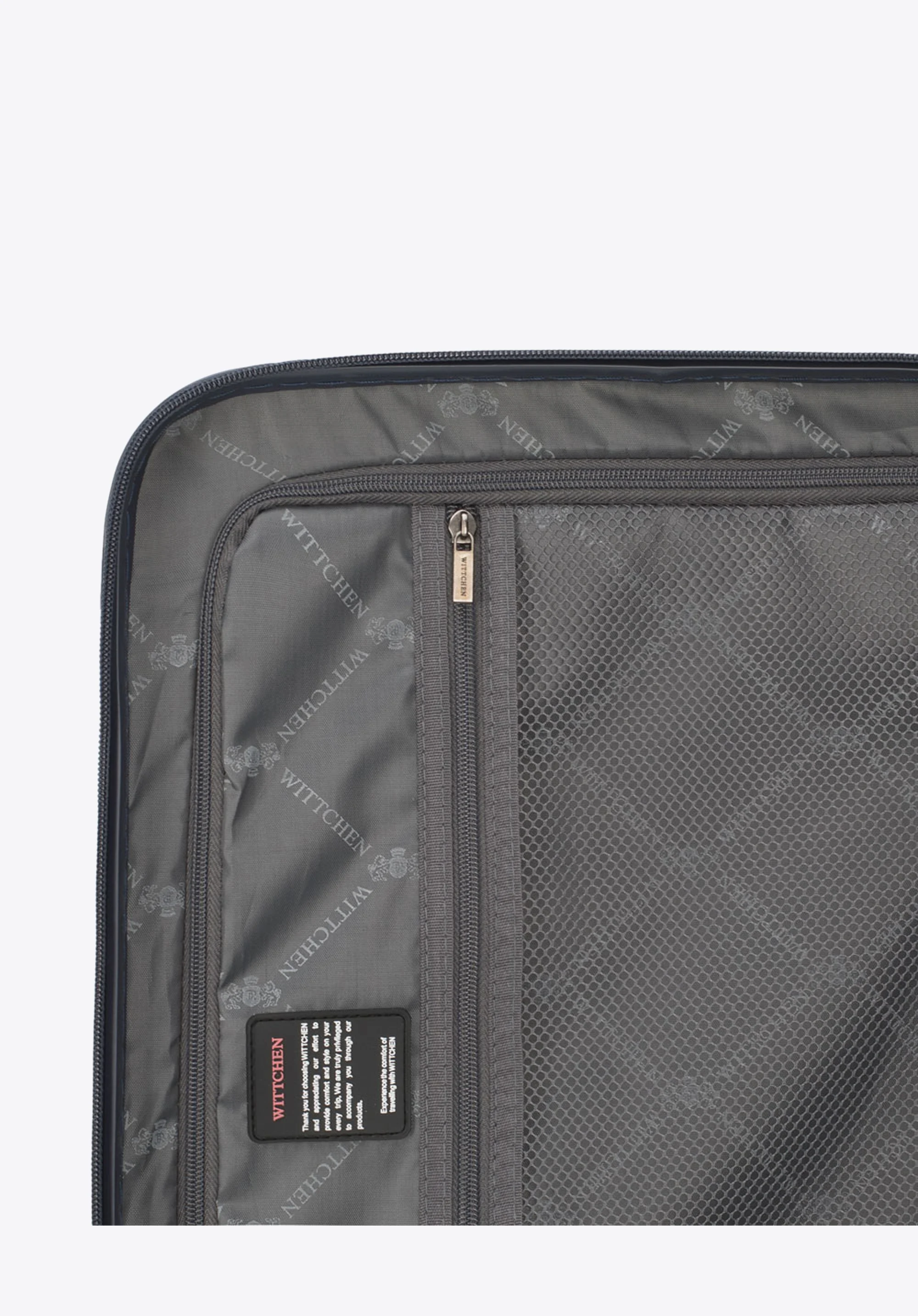 Walizka kabinowa z polikarbonu geometryczna