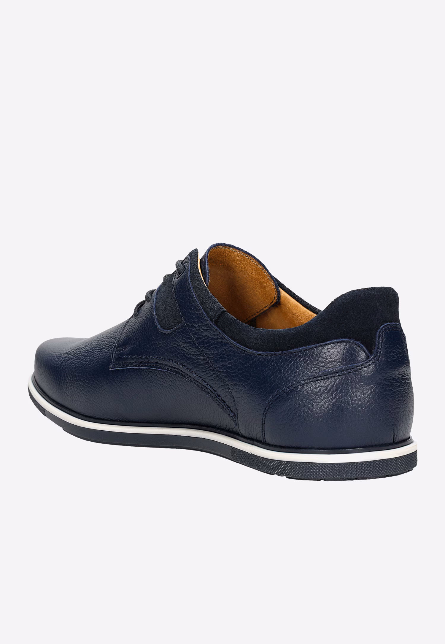 Czarne sneakersy męskie na płaskiej podeszwie