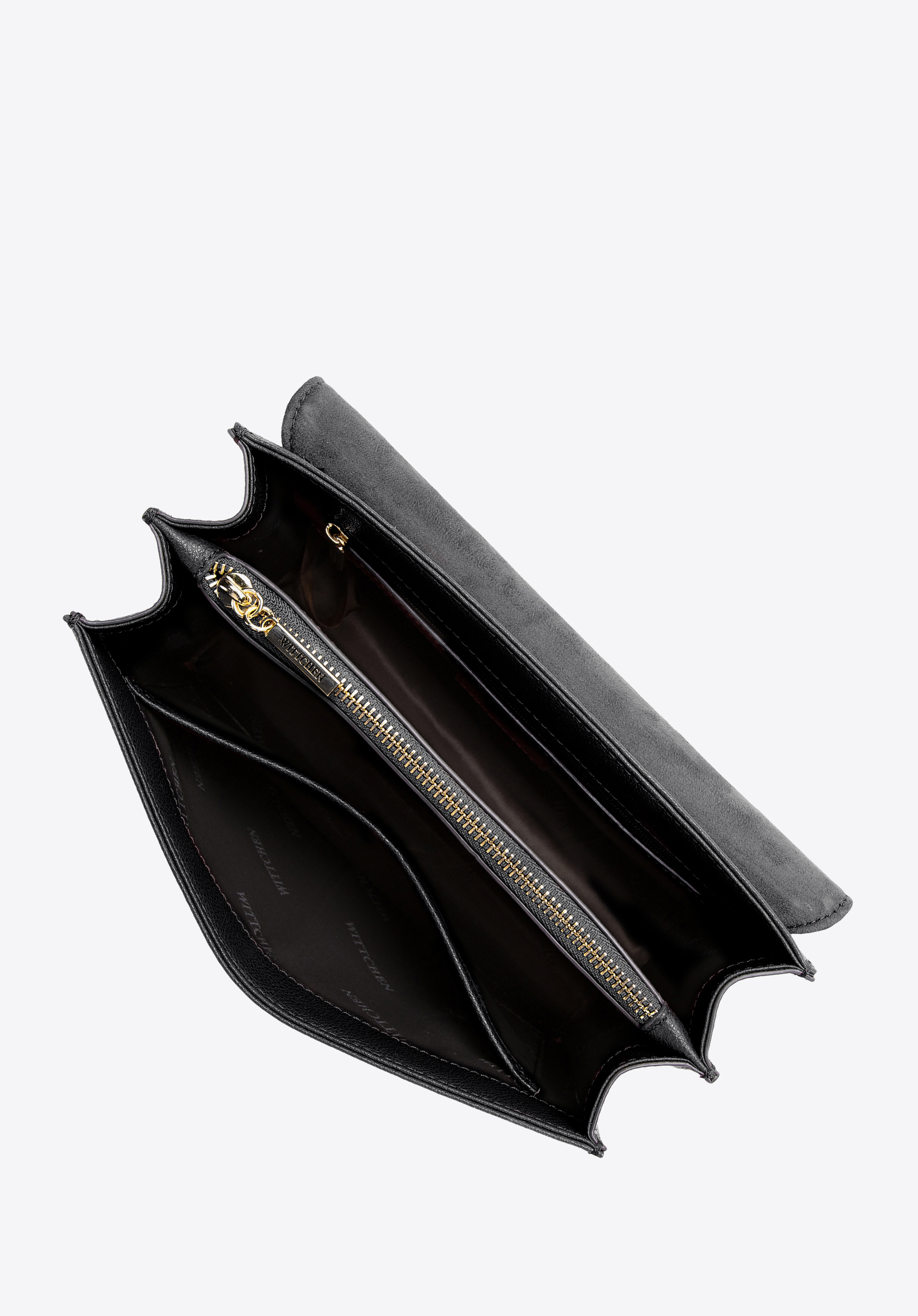 Damska torebka skórzana dwukomorowa klasyczna