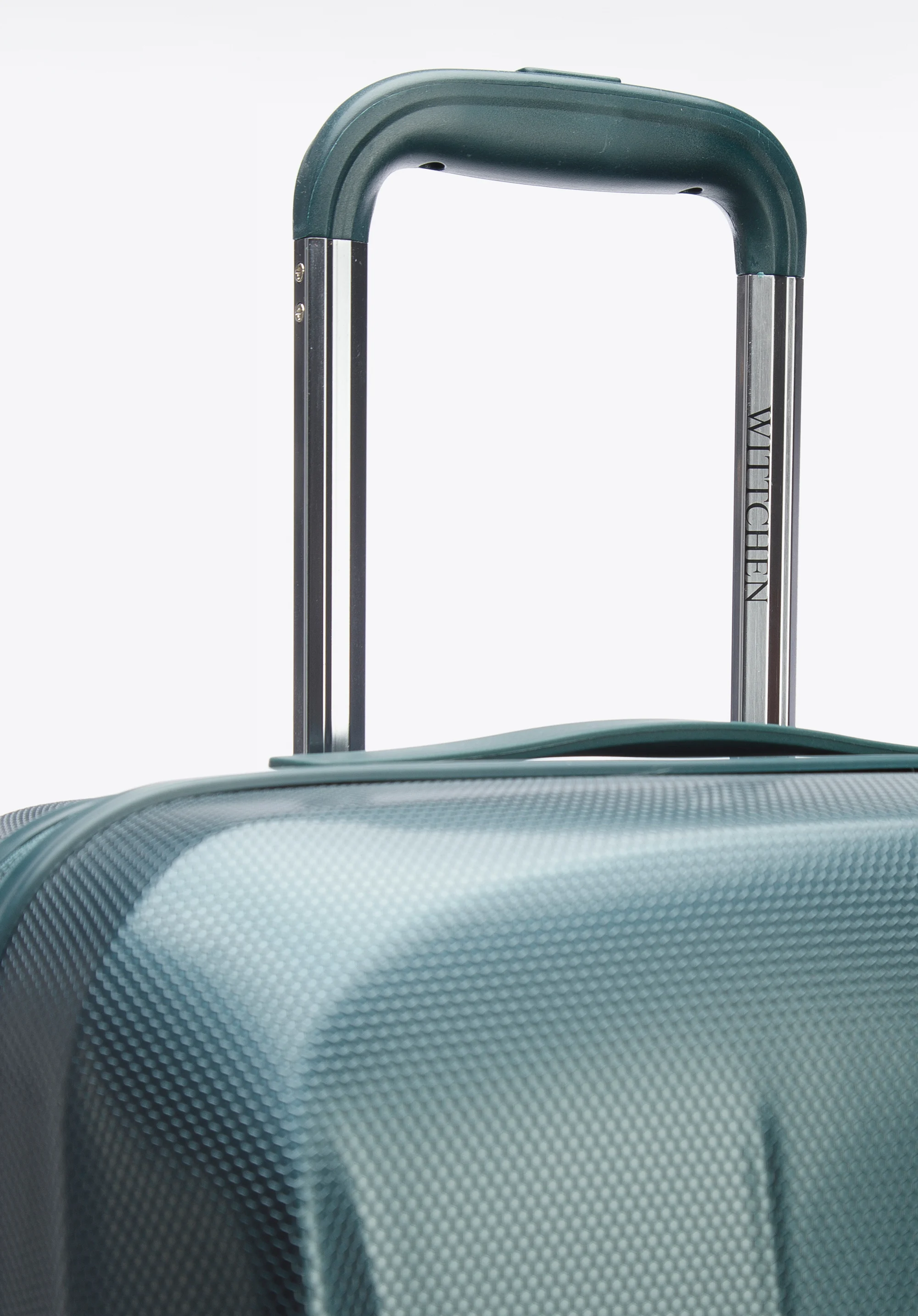 Walizka kabinowa z polikarbonu geometryczna