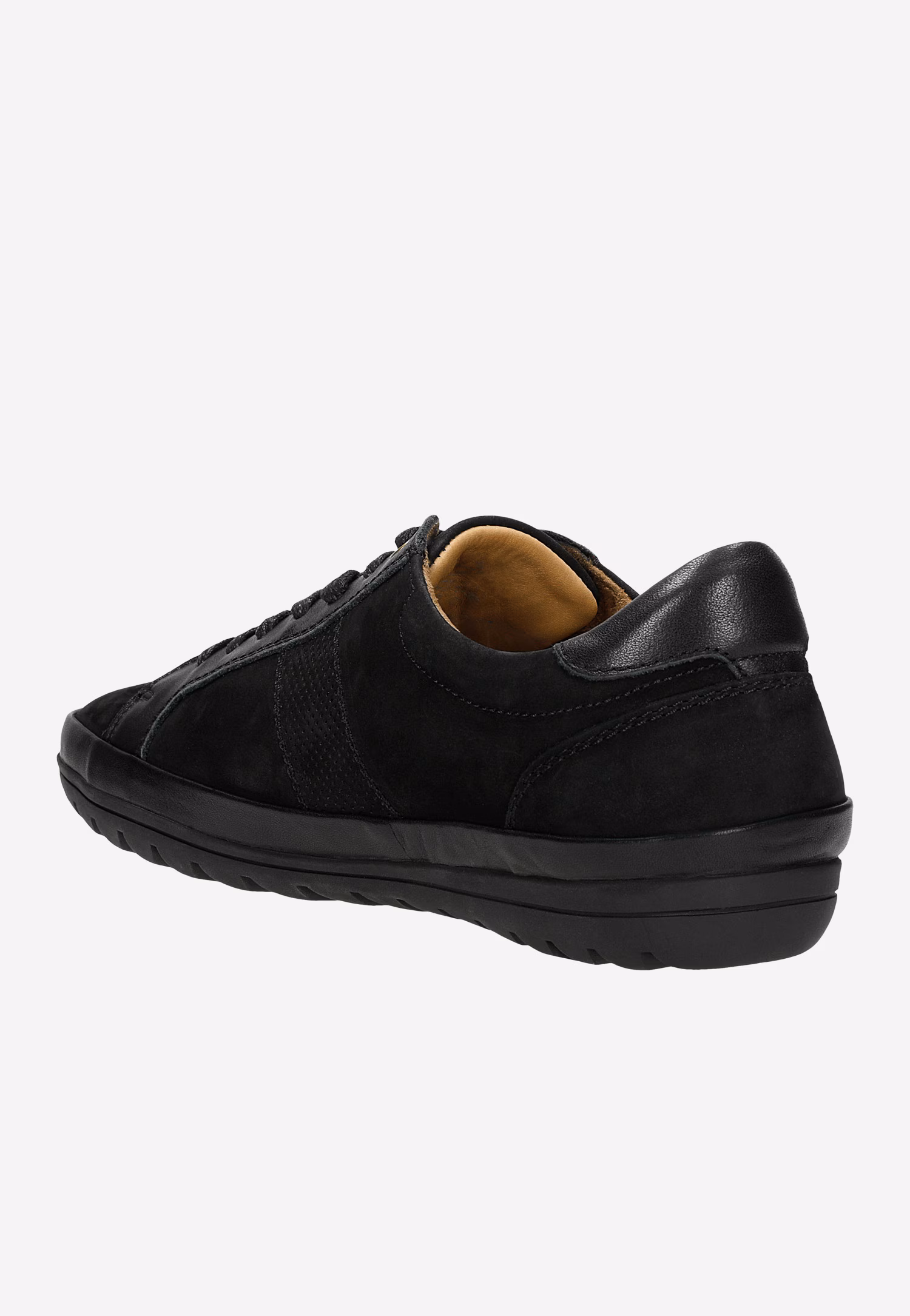 Czarne męskie sneakersy na oryginalnej podeszwie