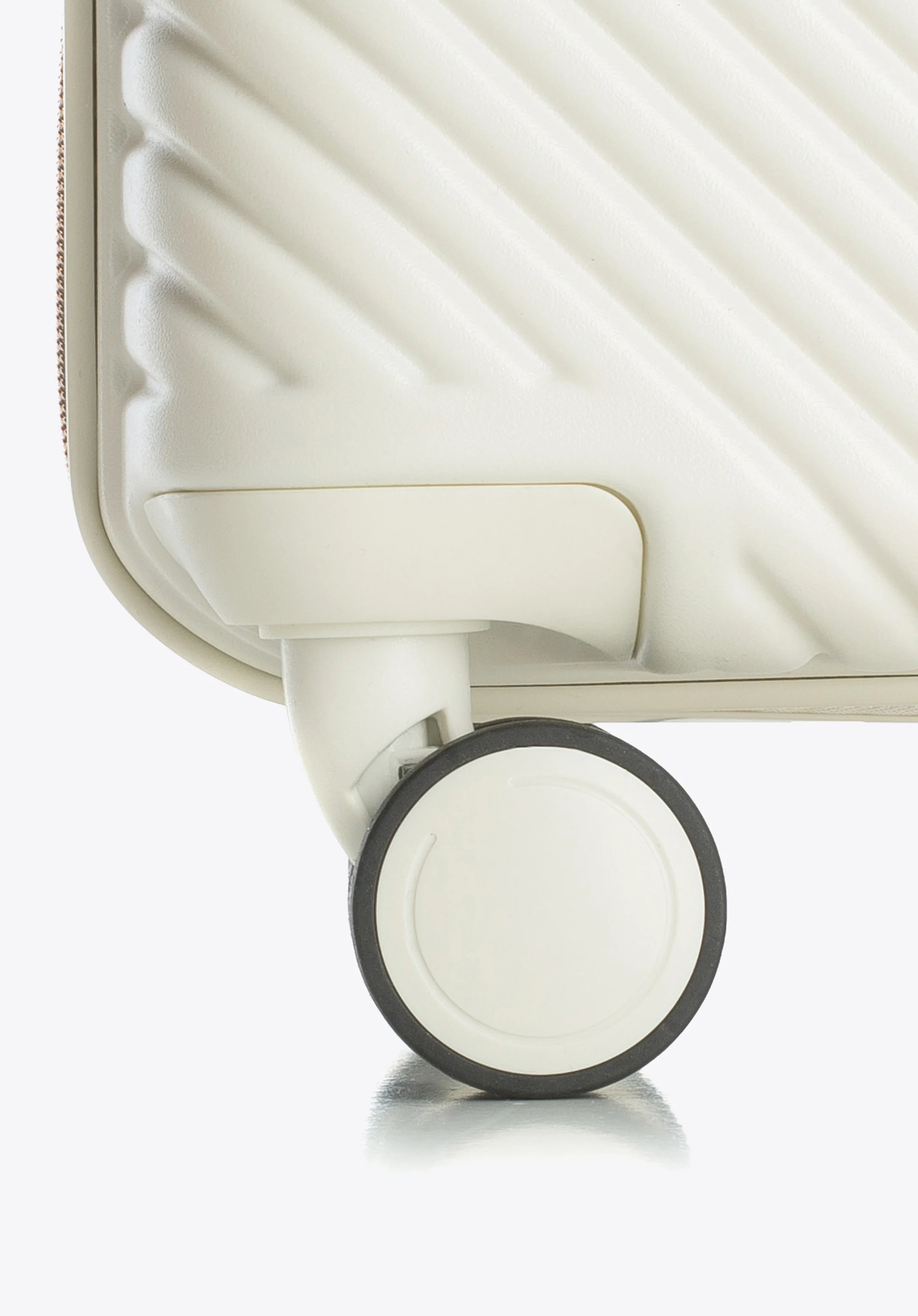 Walizka kabinowa z polikarbonu w paseczki