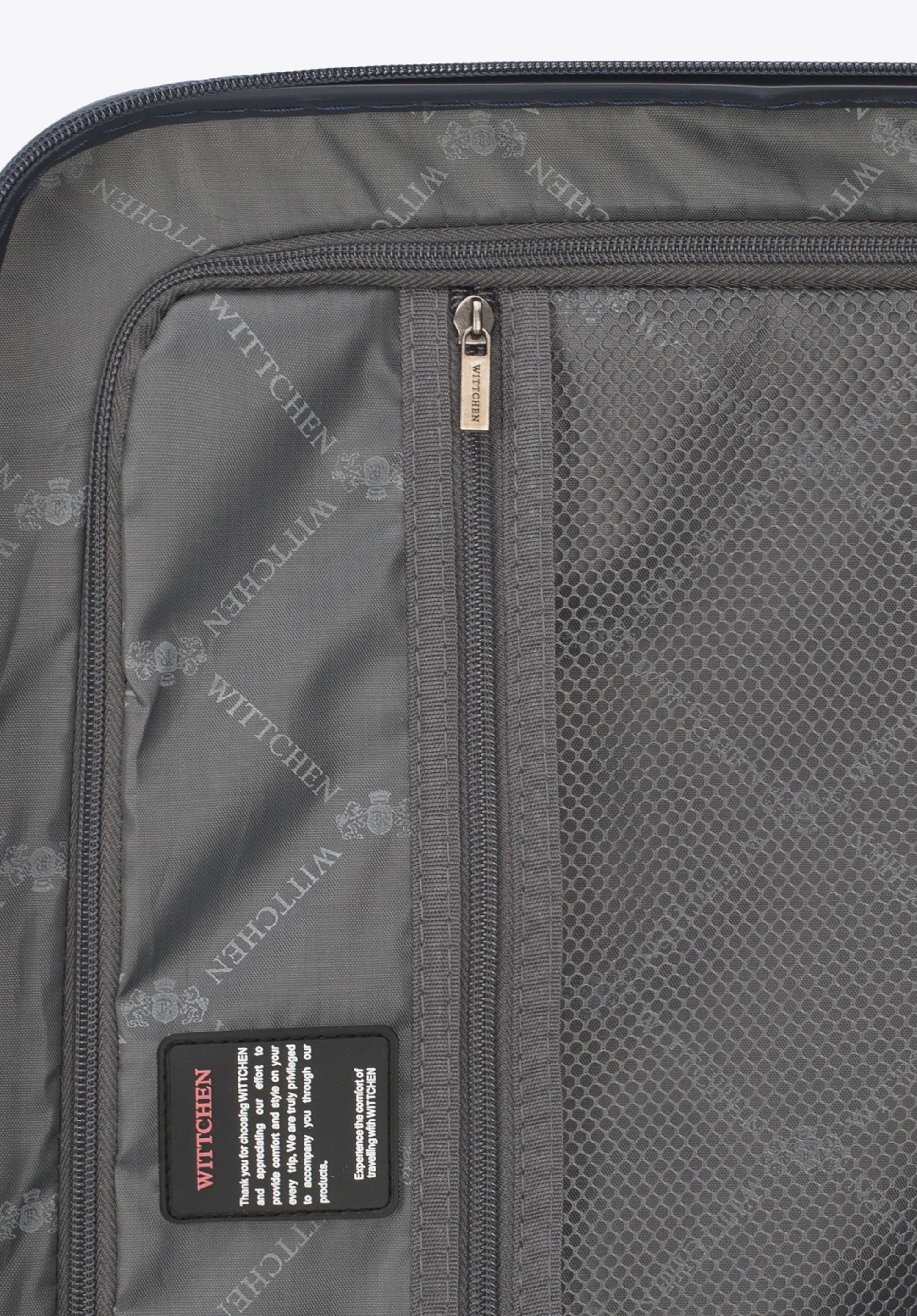 Walizka kabinowa z polikarbonu geometryczna