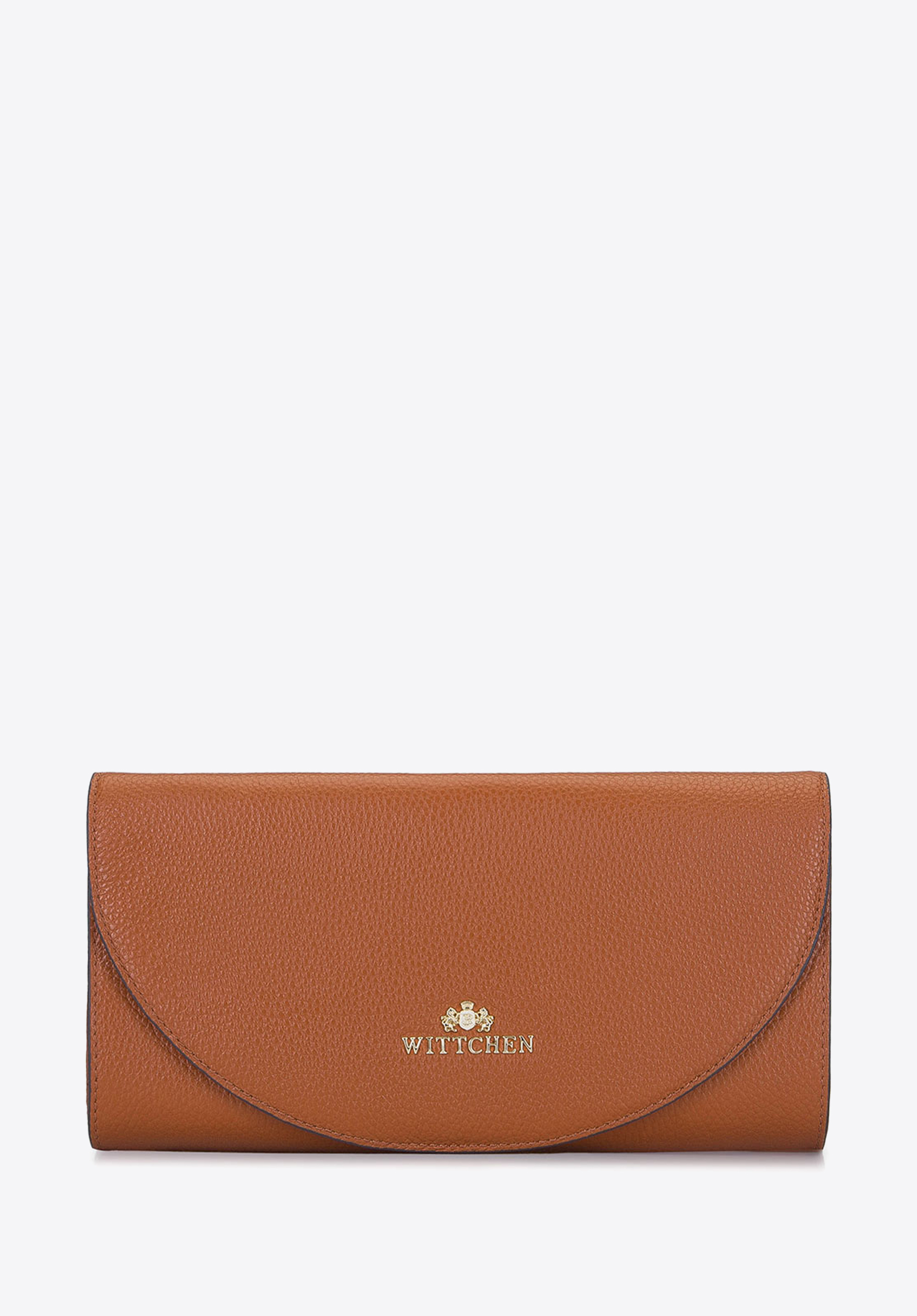 Kopertówka skórzana minimalistyczna