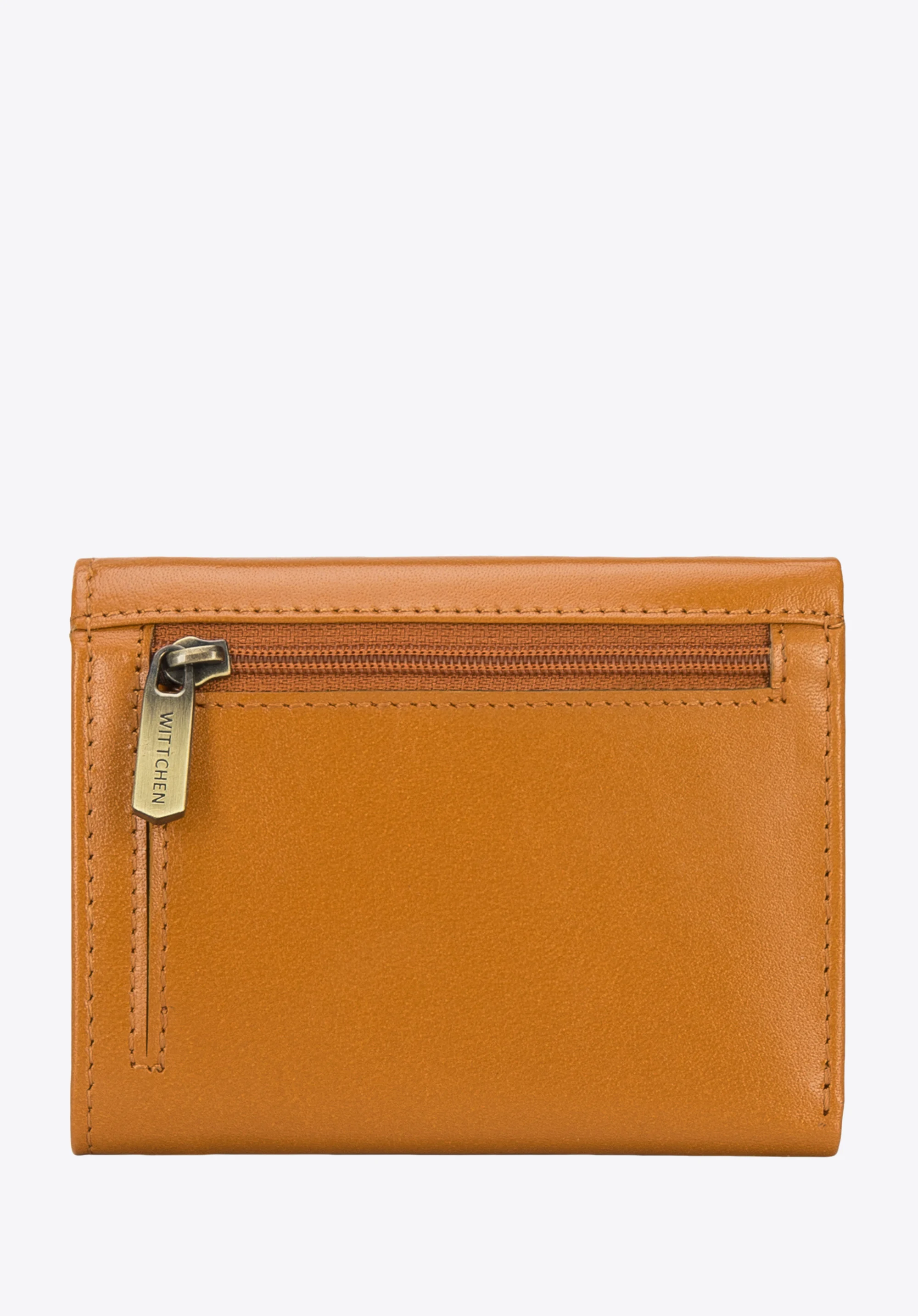 Damski portfel z gładkiej skóry mały