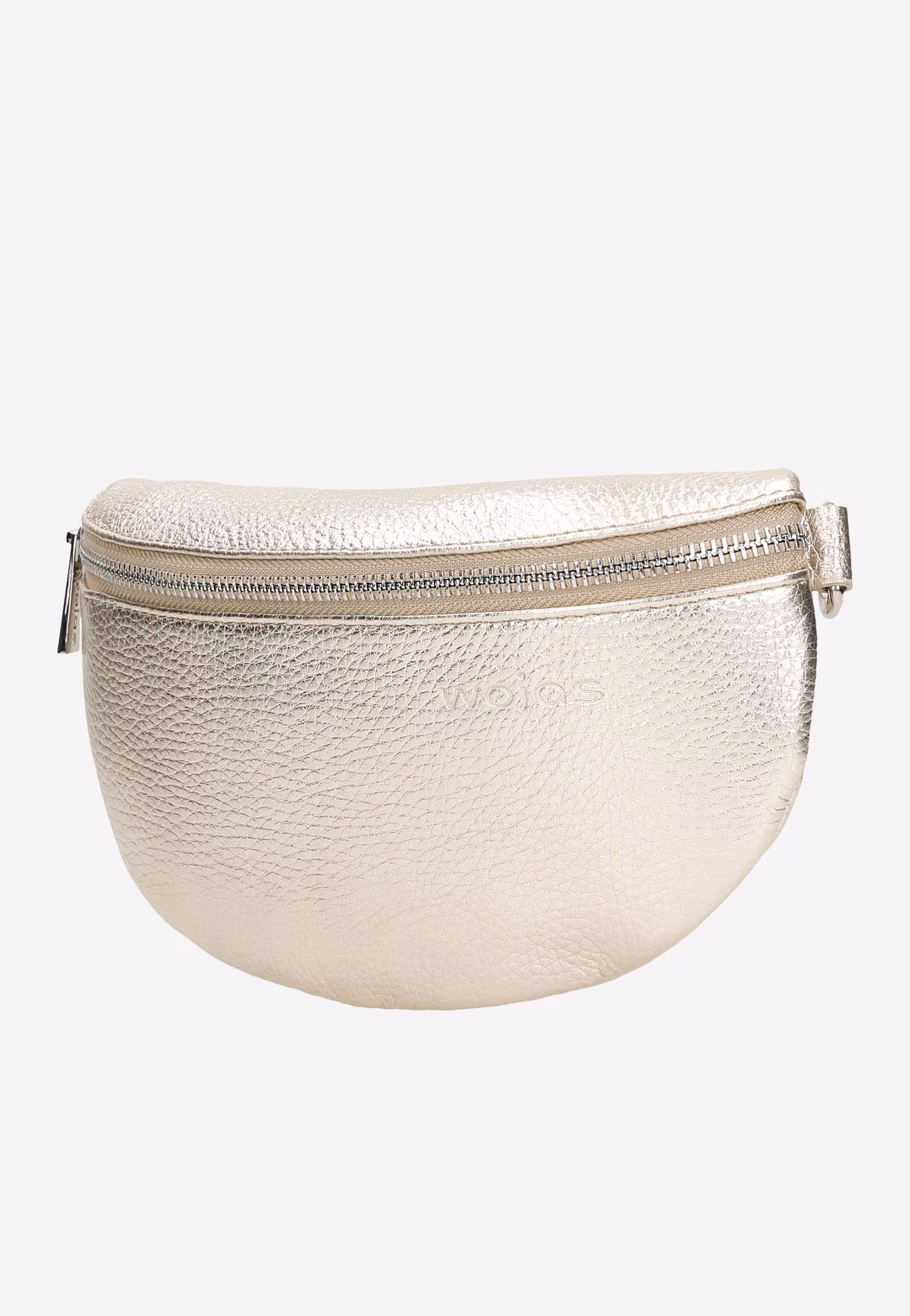 Czarna skórzana torebka nerka