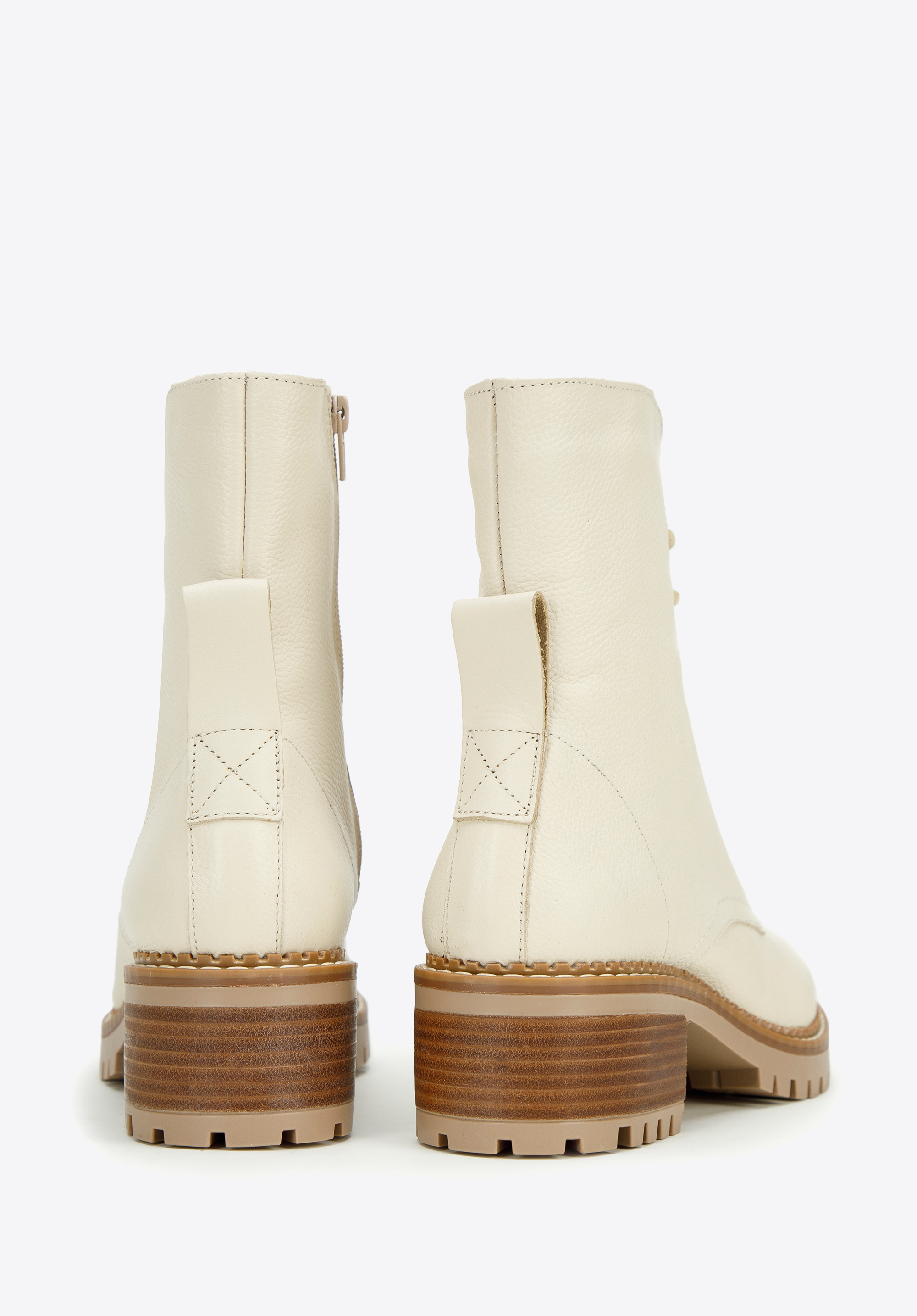 Damskie trapery skórzane klasyczne