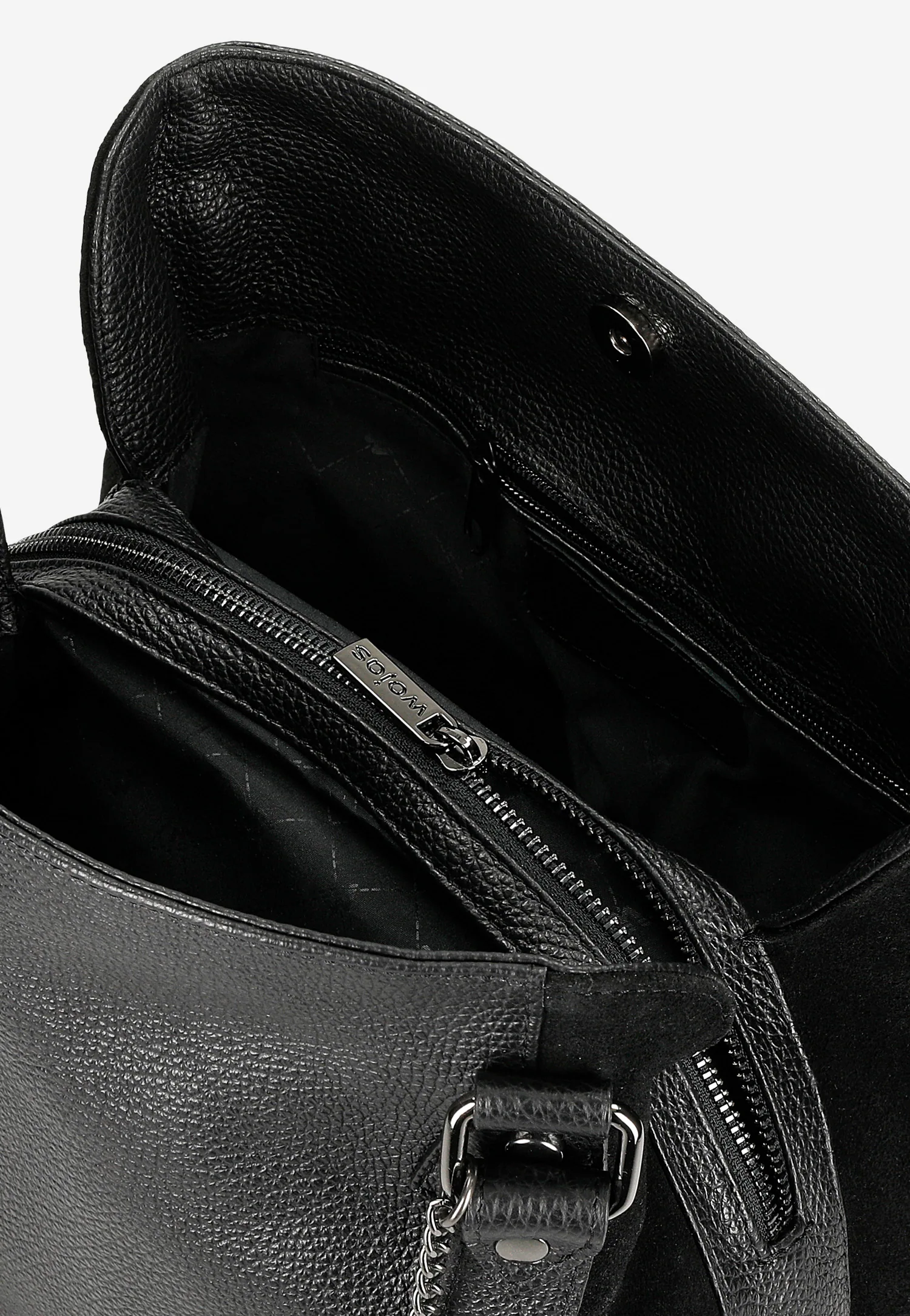 Duża beżowa torebka damska ze skóry naturalnej