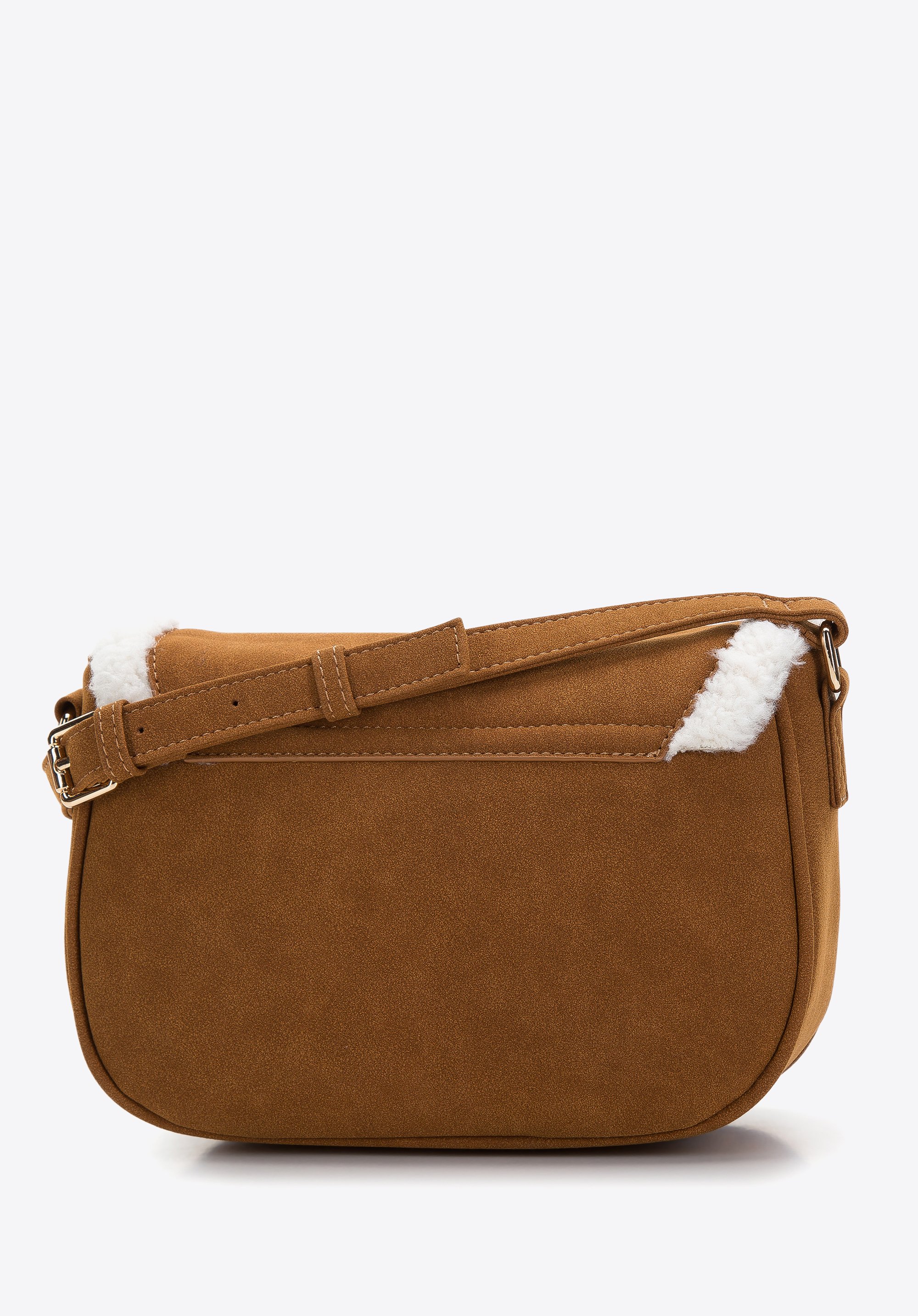 Damska listonoszka ze sztucznym futerkiem