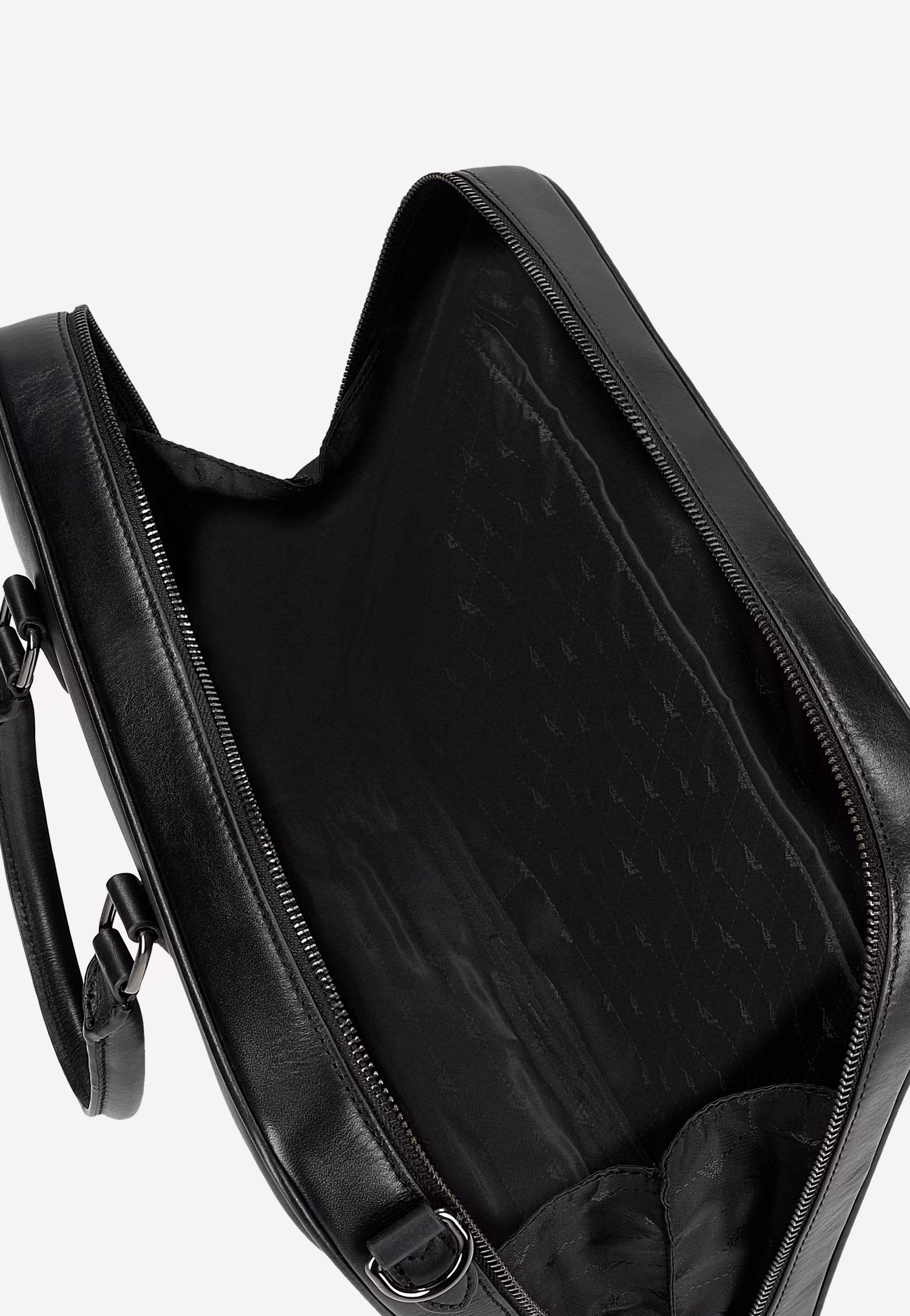 Duża logowana torba męska skórzana z przegrodą na laptopa