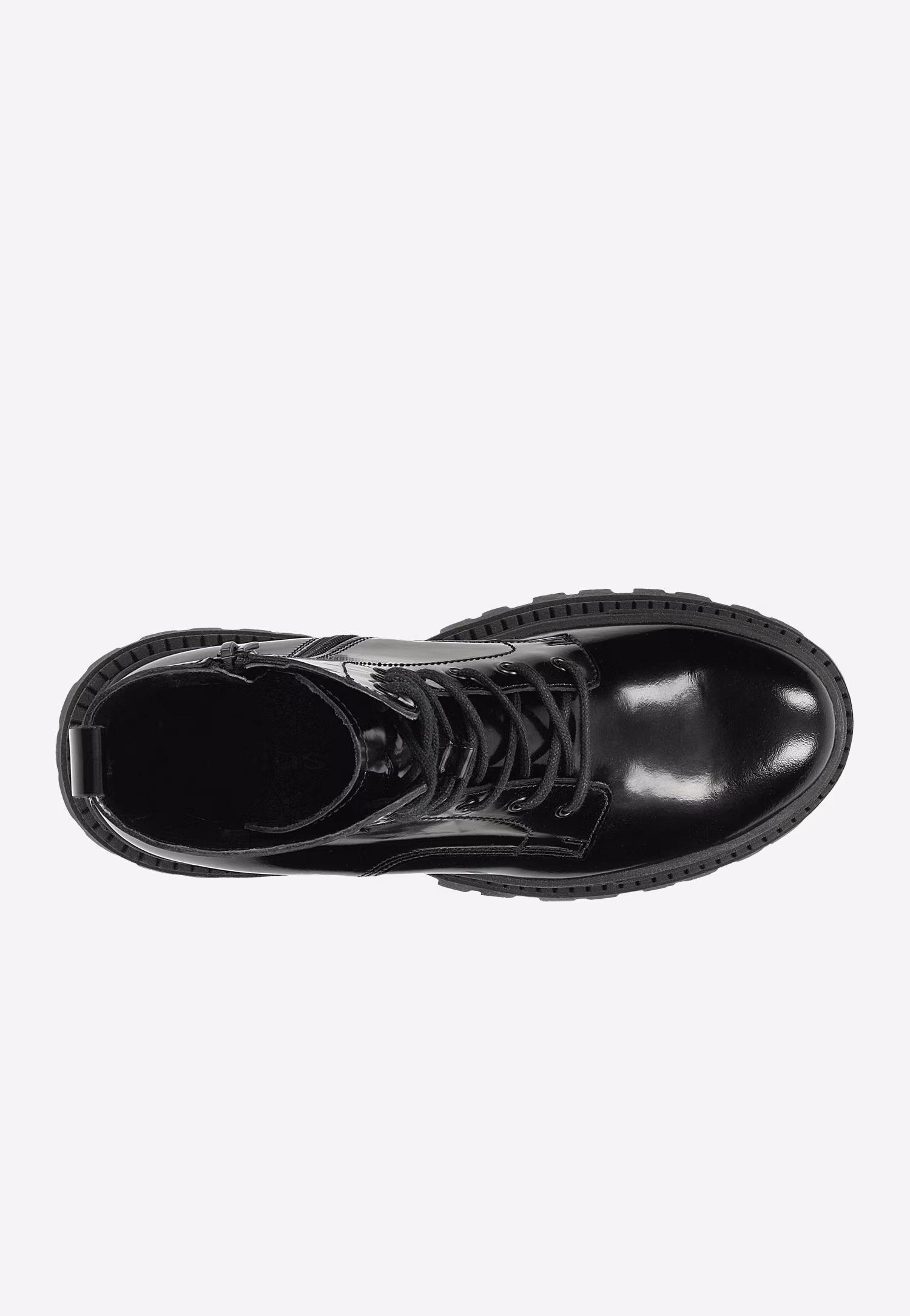 Czarne trzewiki męskie typu bikery