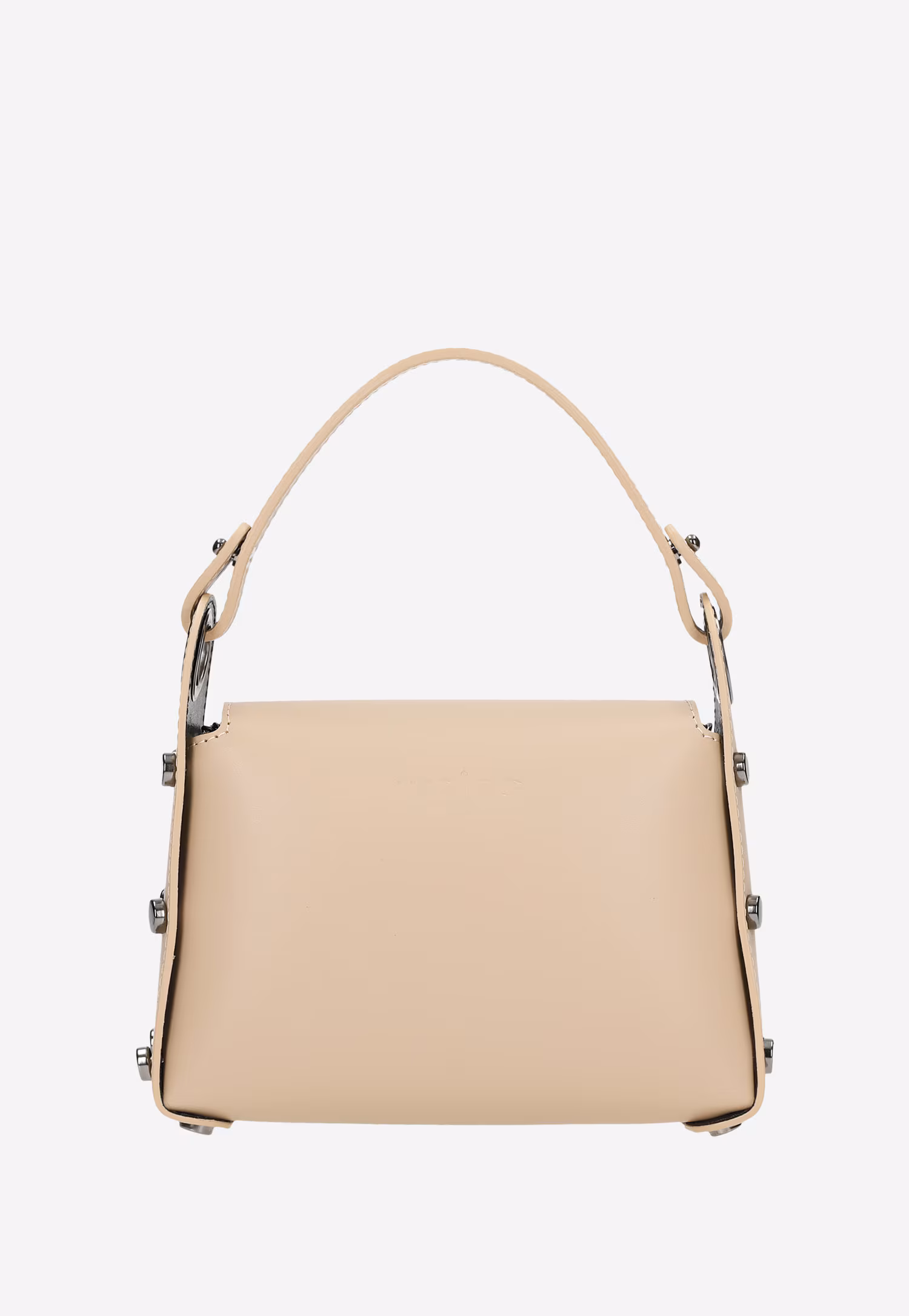 Czarna lakierowana torebka wizytowa z owadem