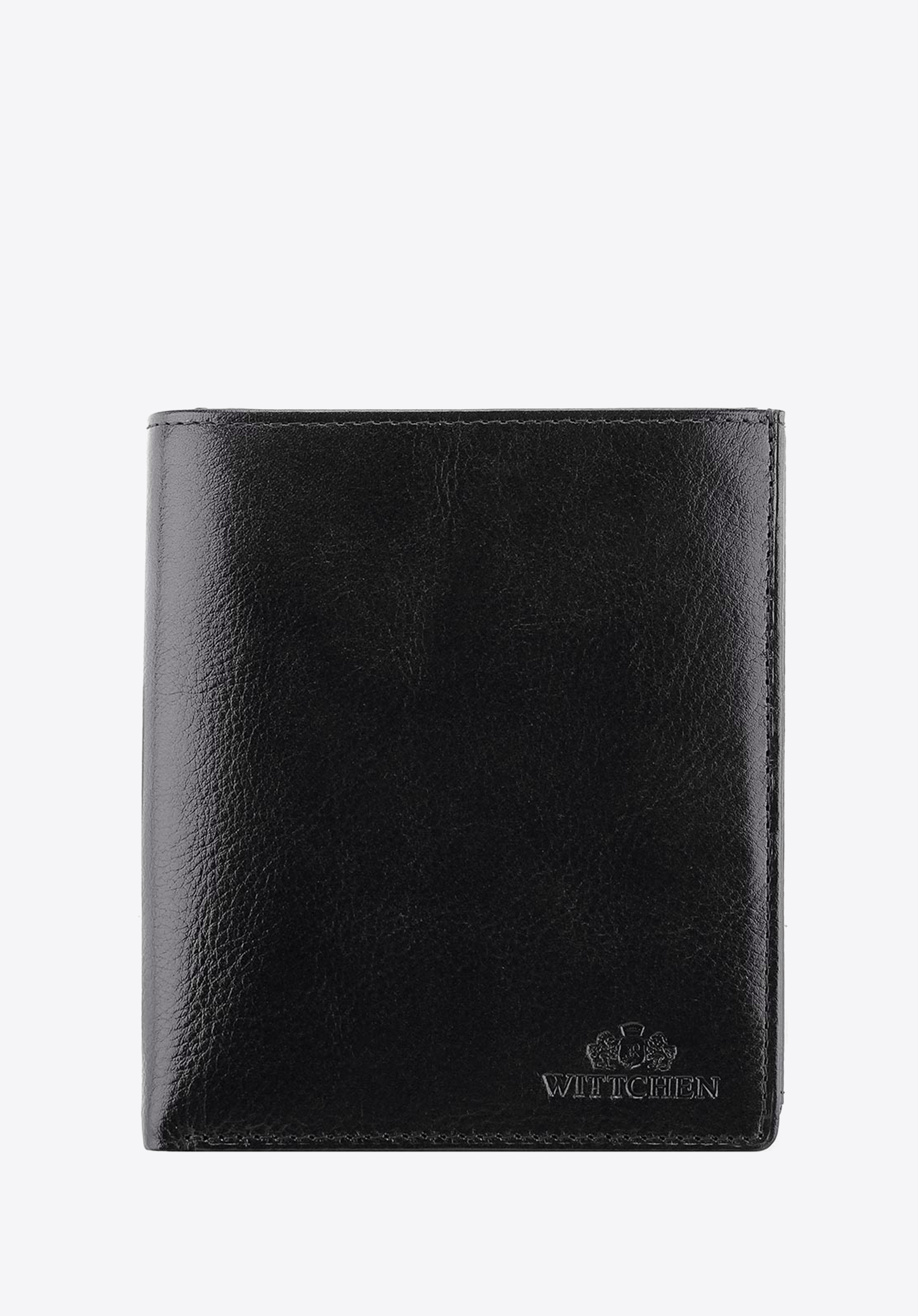 Męski portfel skórzany z herbem duży