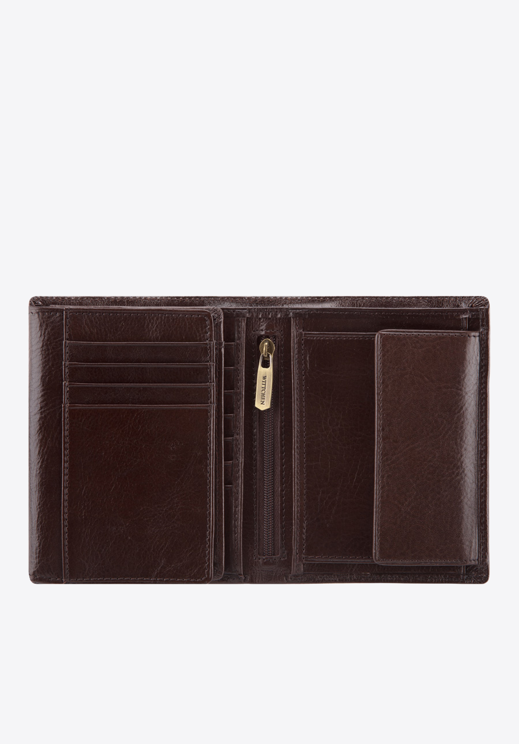 Męski portfel ze skóry prosty