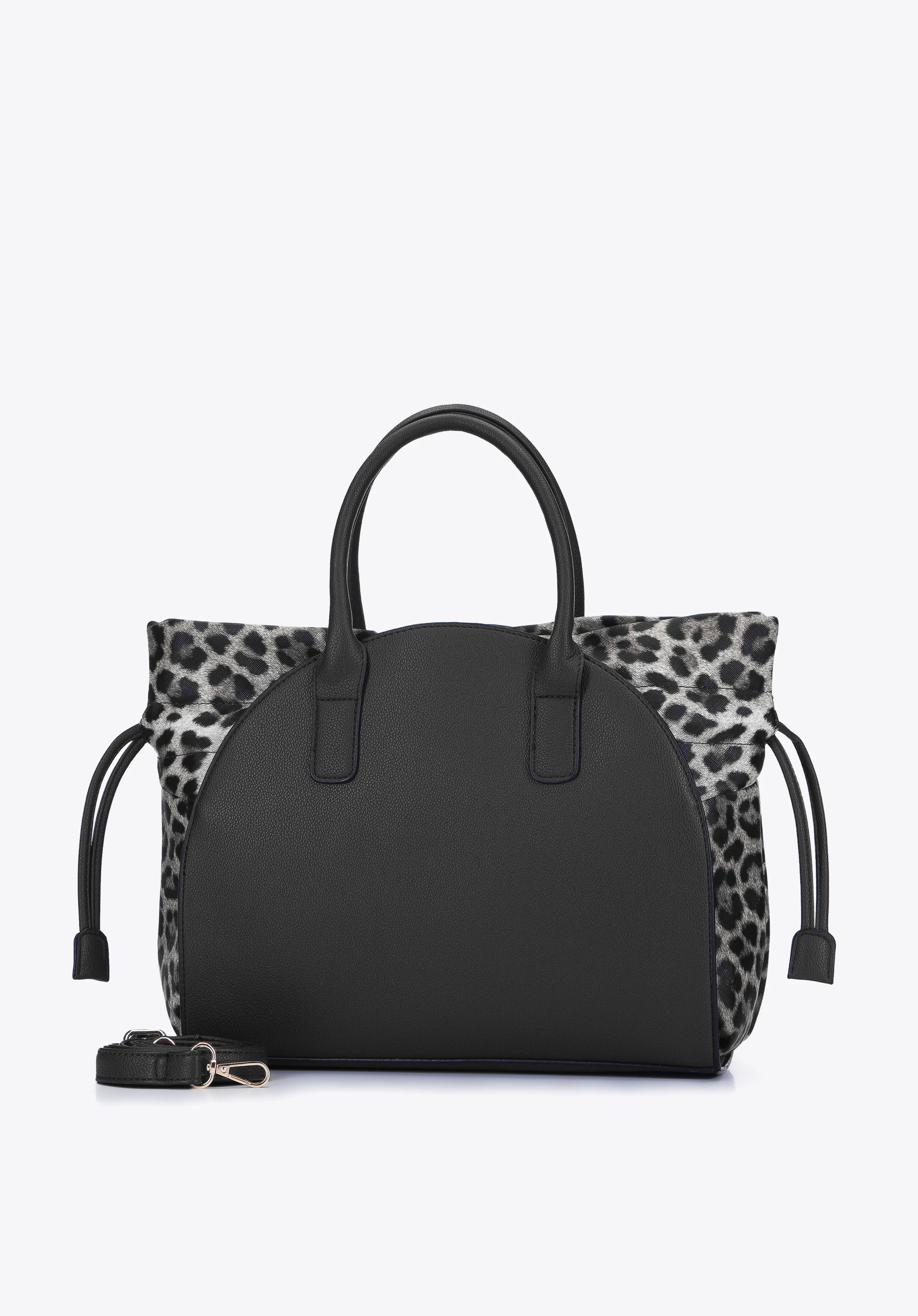 Kuferek ze skóry ekologicznej w cętki