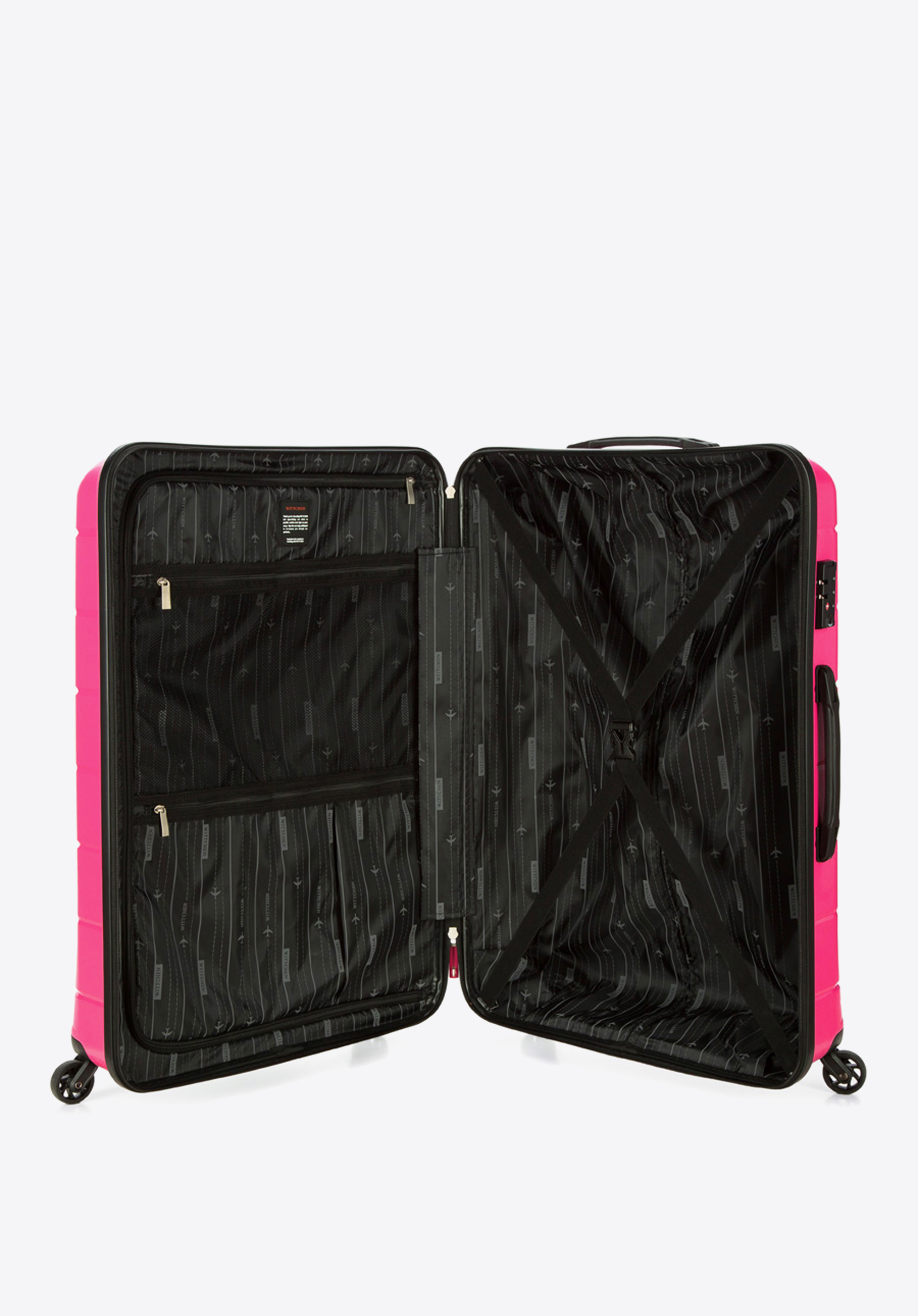 Walizka kabinowa z polipropylenu żłobiona