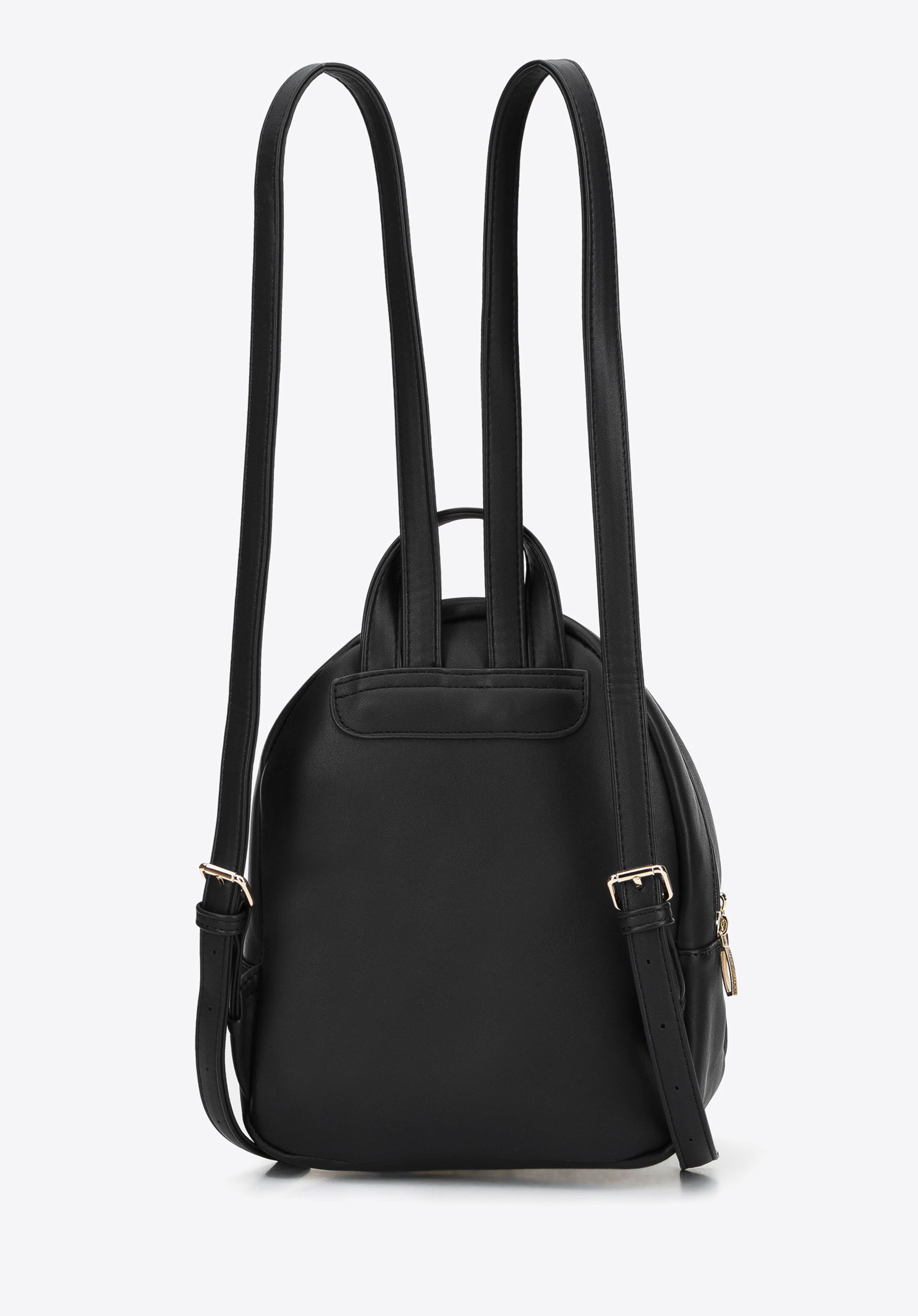 Damski plecak z miękkiej ekoskóry pikowany