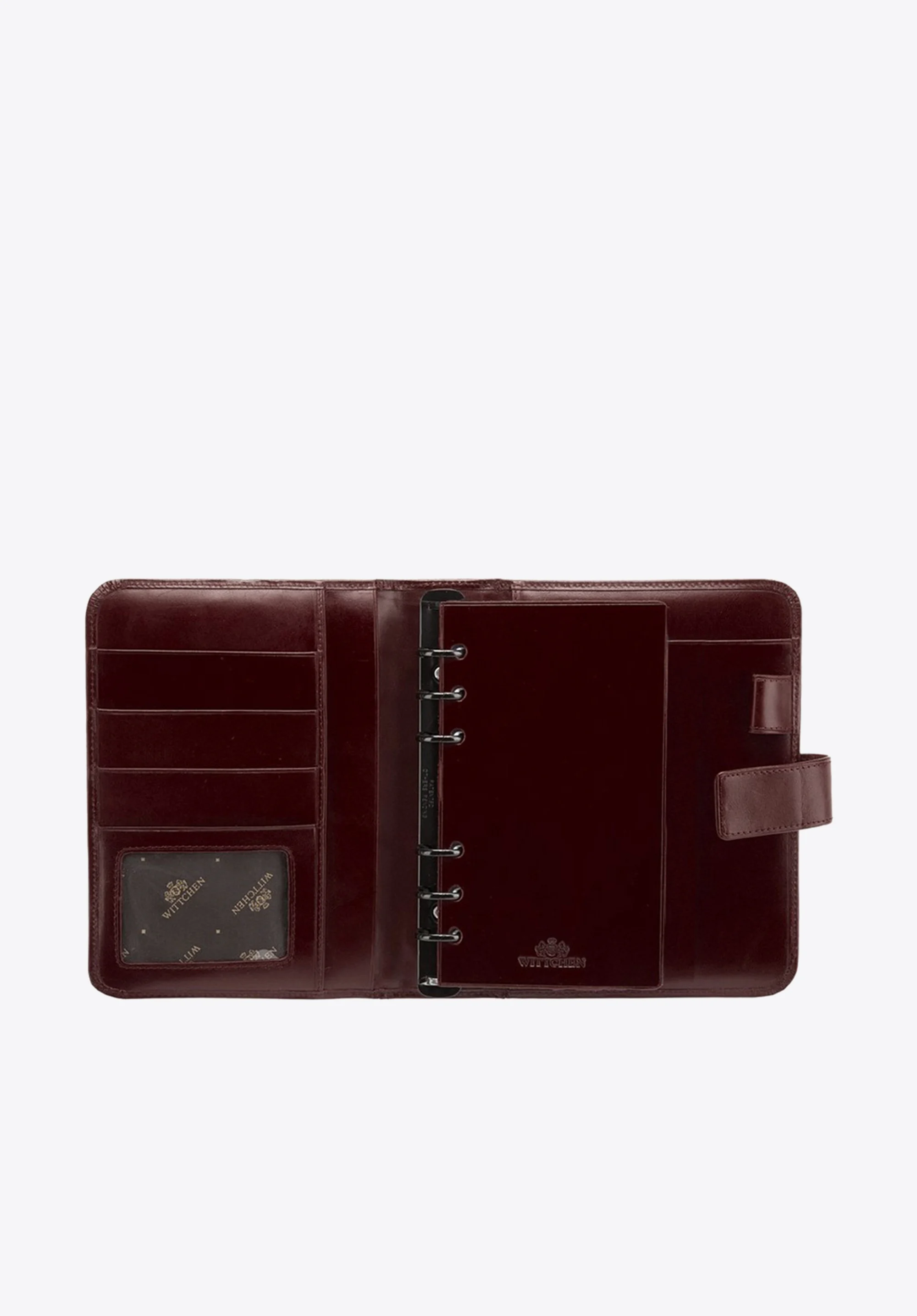 Organizer na dokumenty skórzany z segregatorem