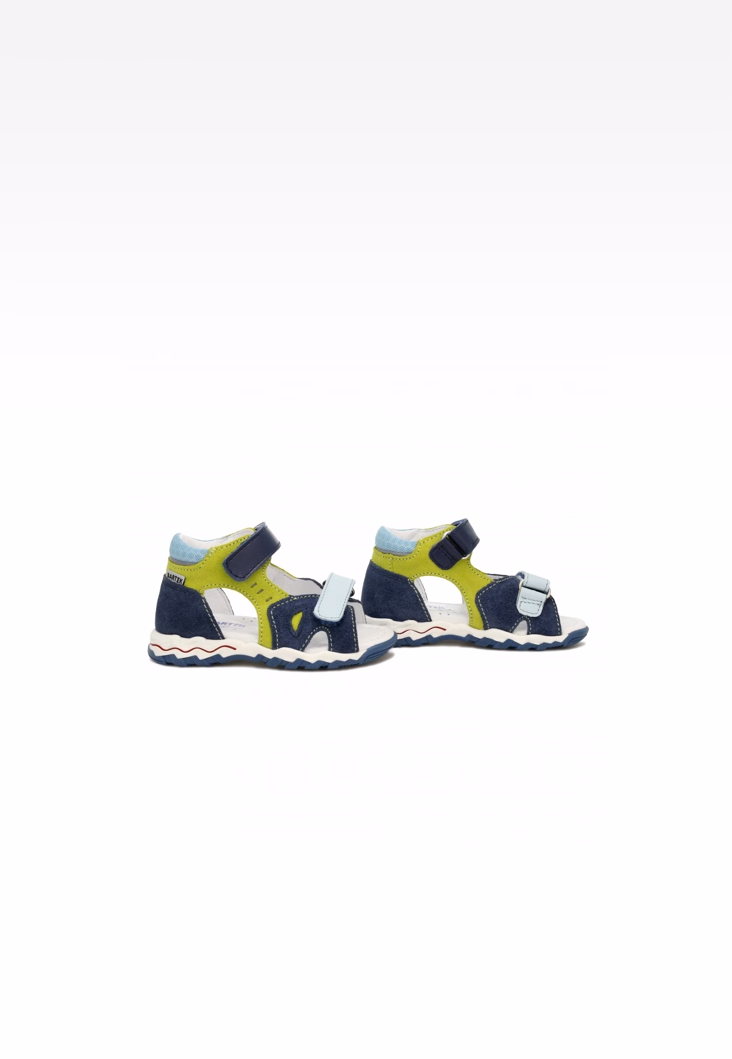 Sandały BARTEK 11487002, beżowo-niebieski