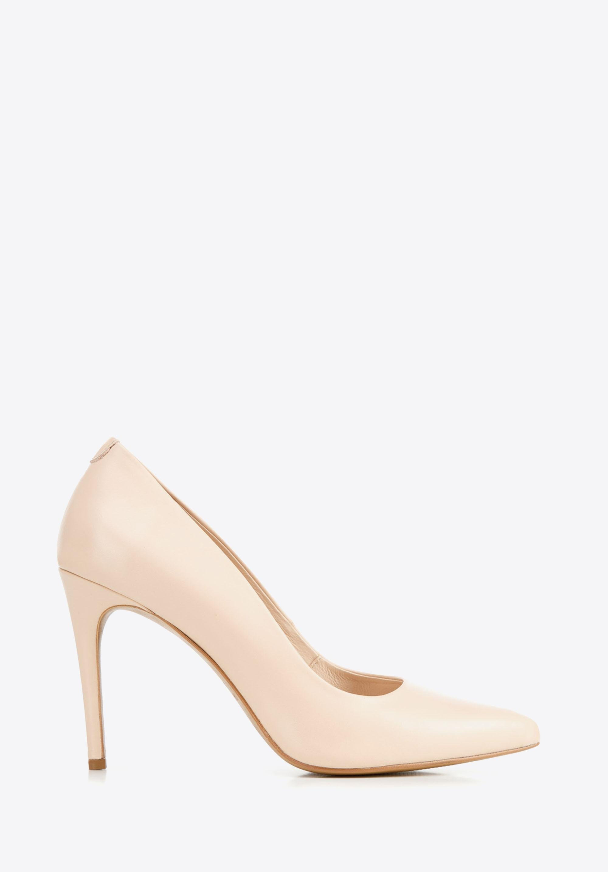 Szpilki skórzane klasyczne