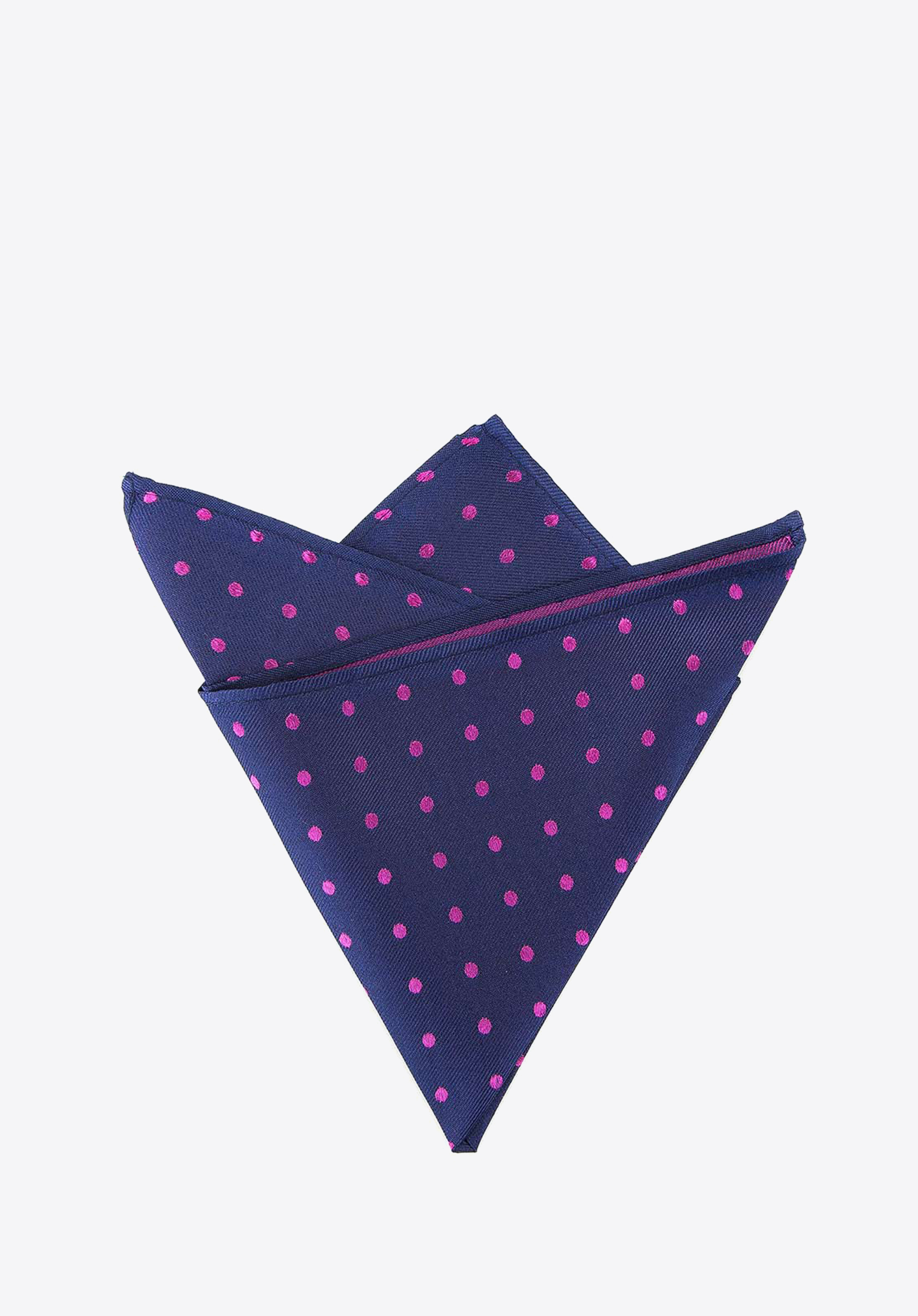 Poszetka z jedwabiu wzorzysta mała