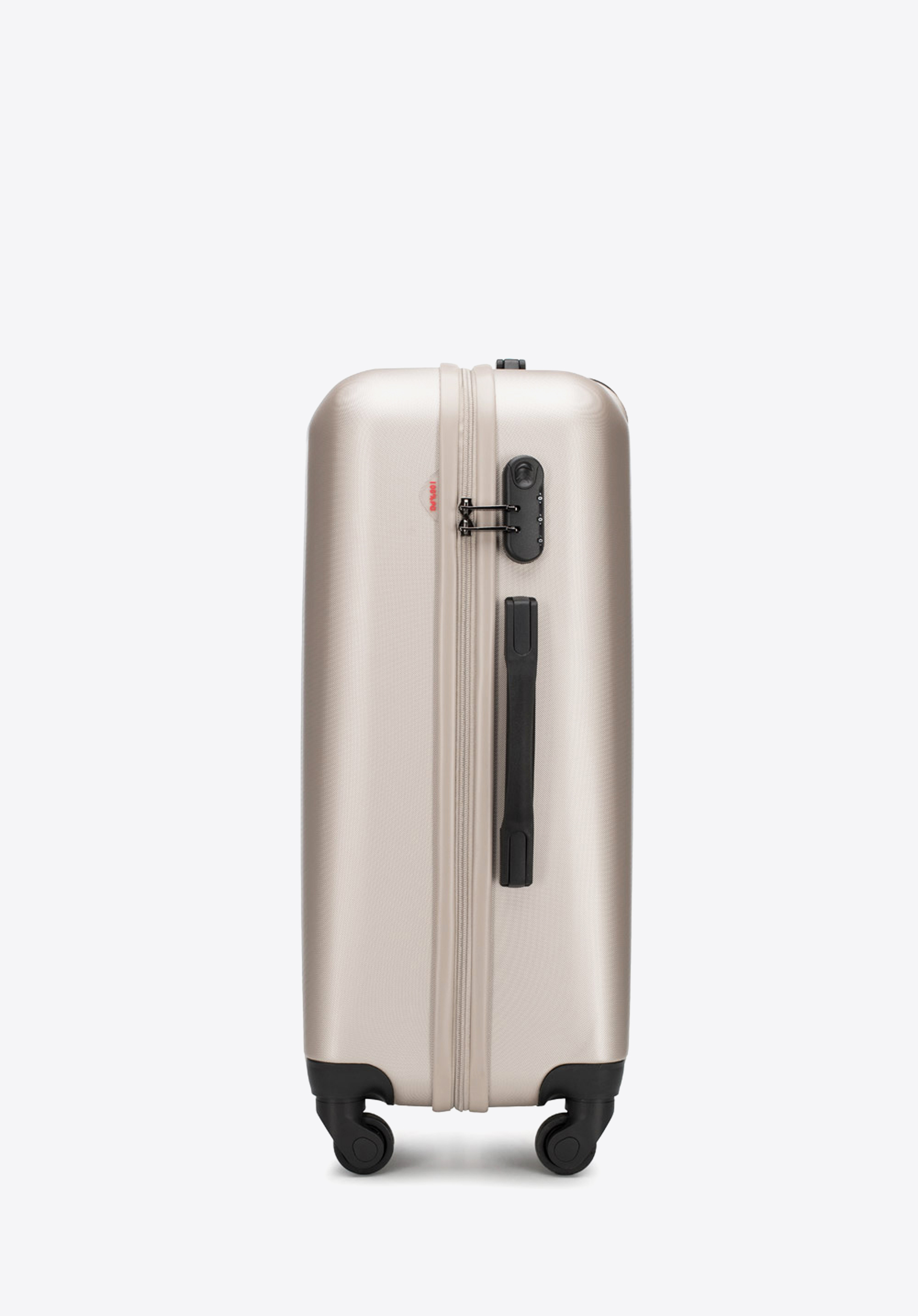 Walizka kabinowa z polikarbonu fakturowana