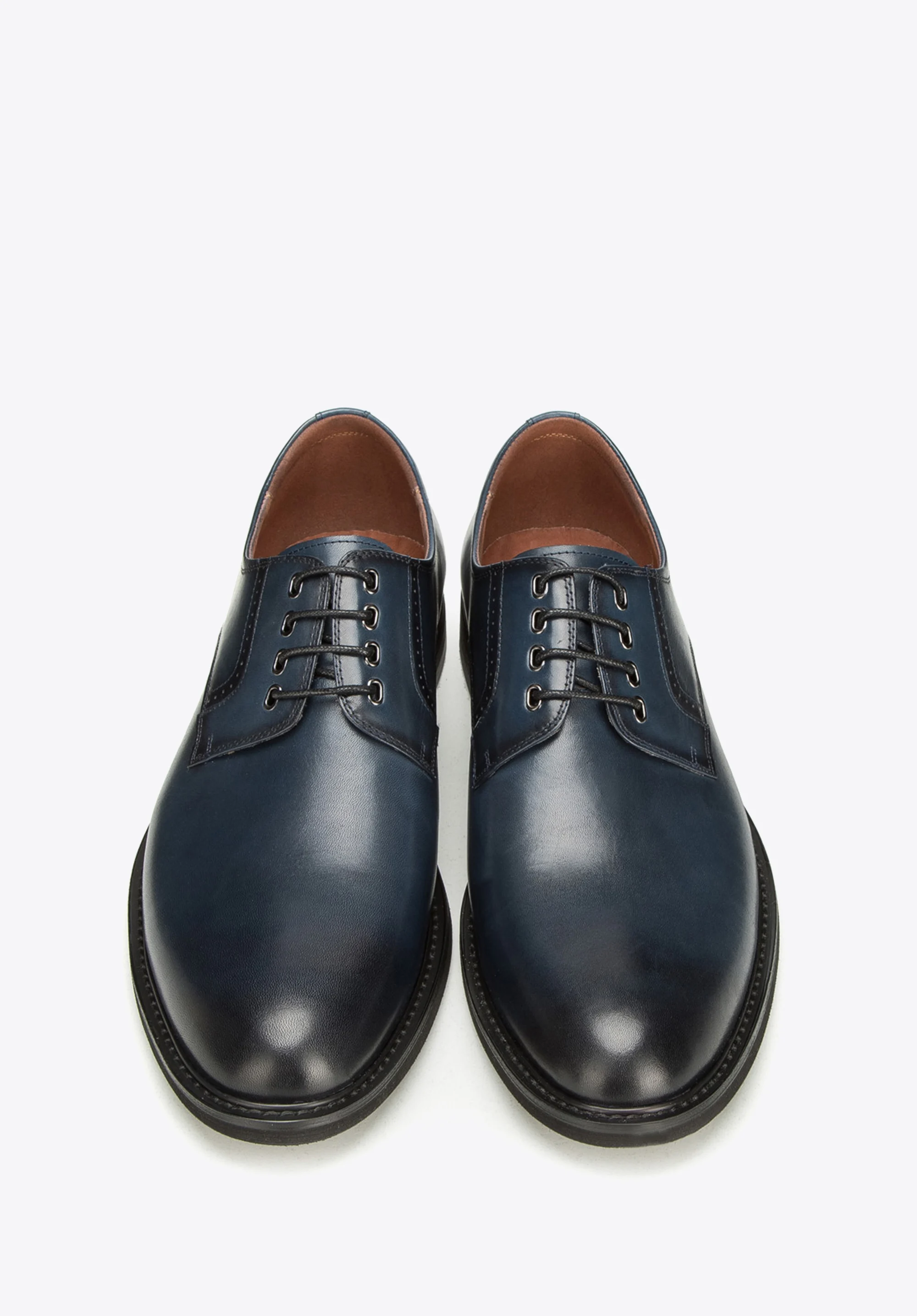 Męskie derby skórzane