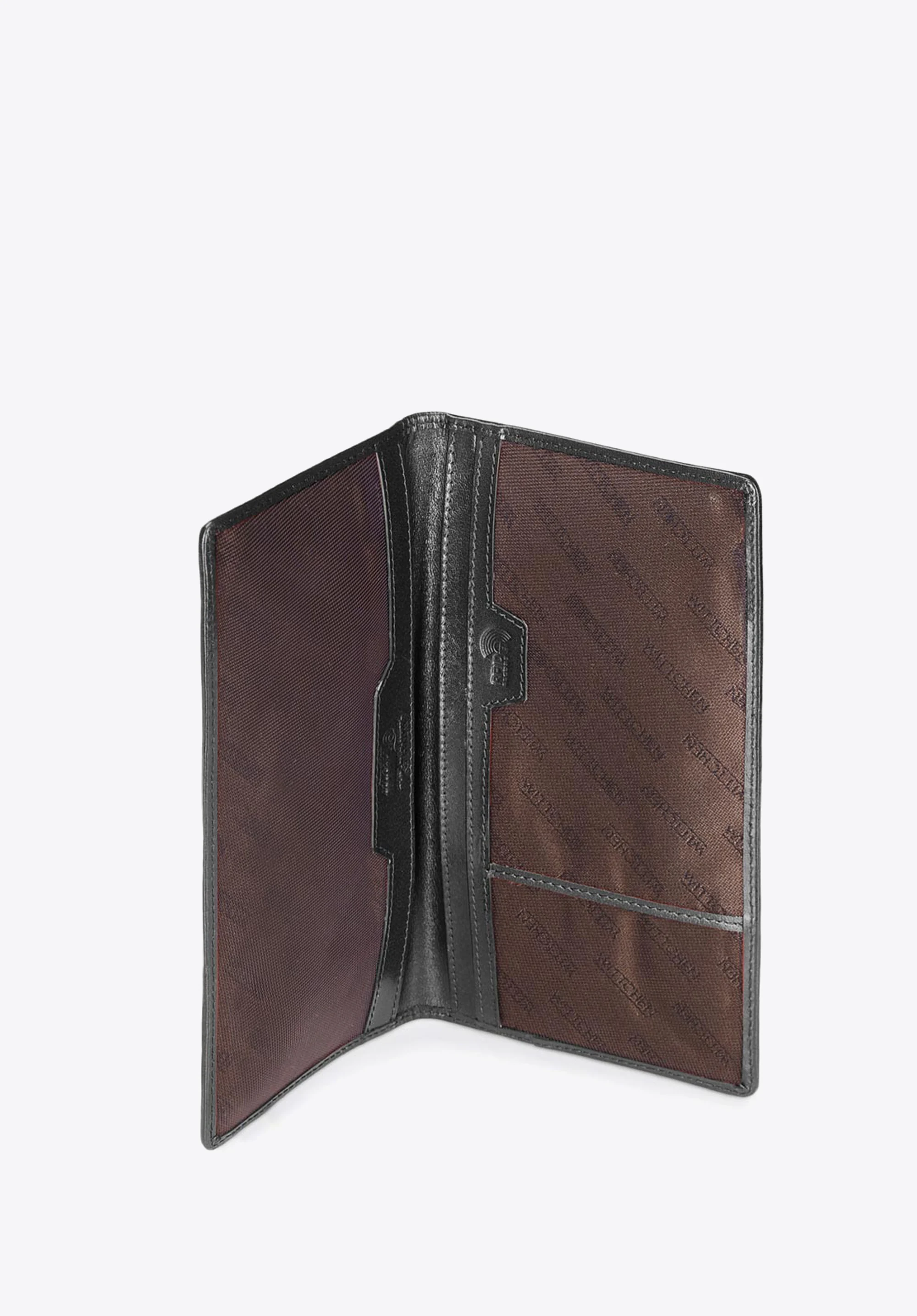 Etui na paszport skórzane lakierowane