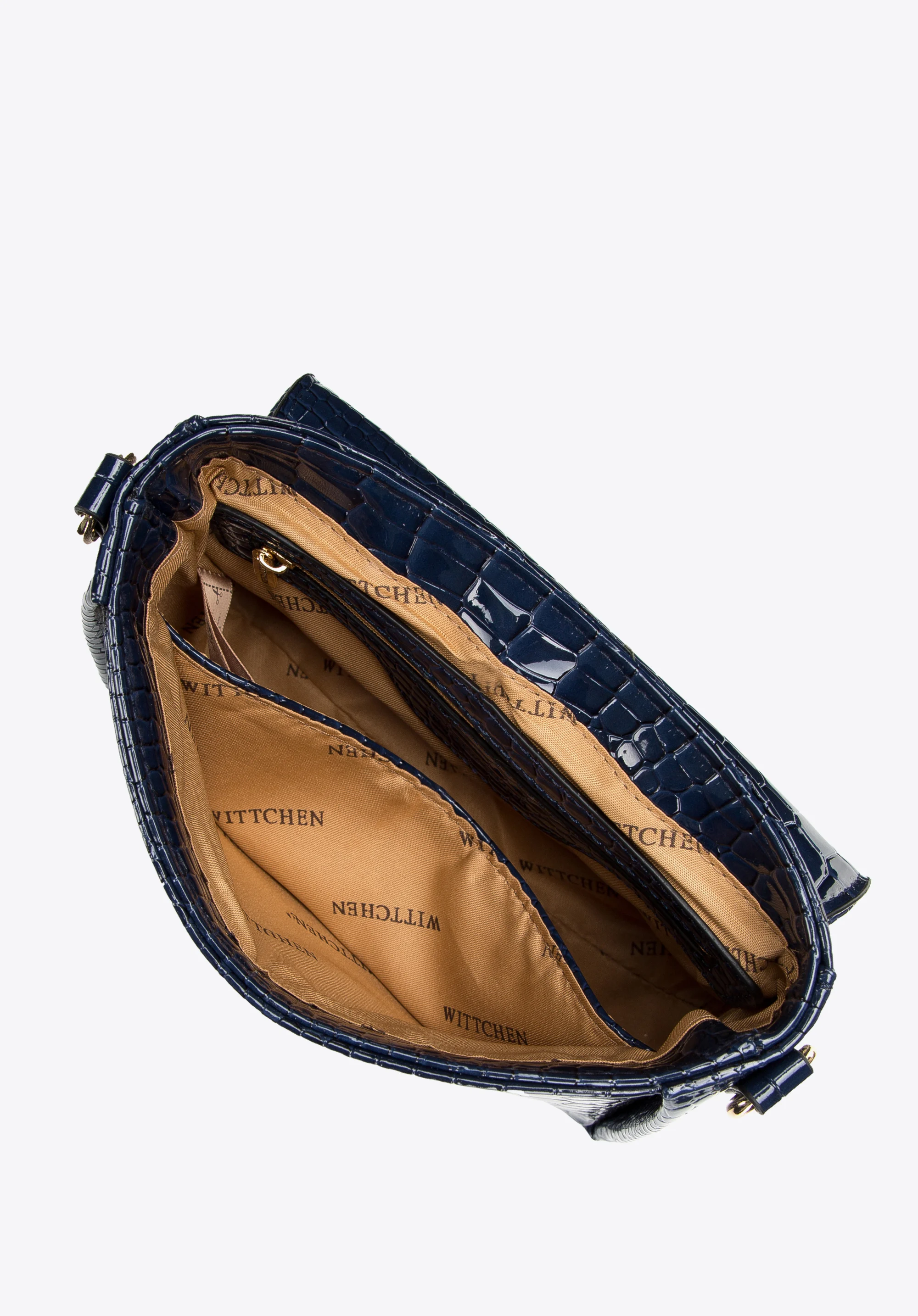 Damska minitorebka z rączką z koralików