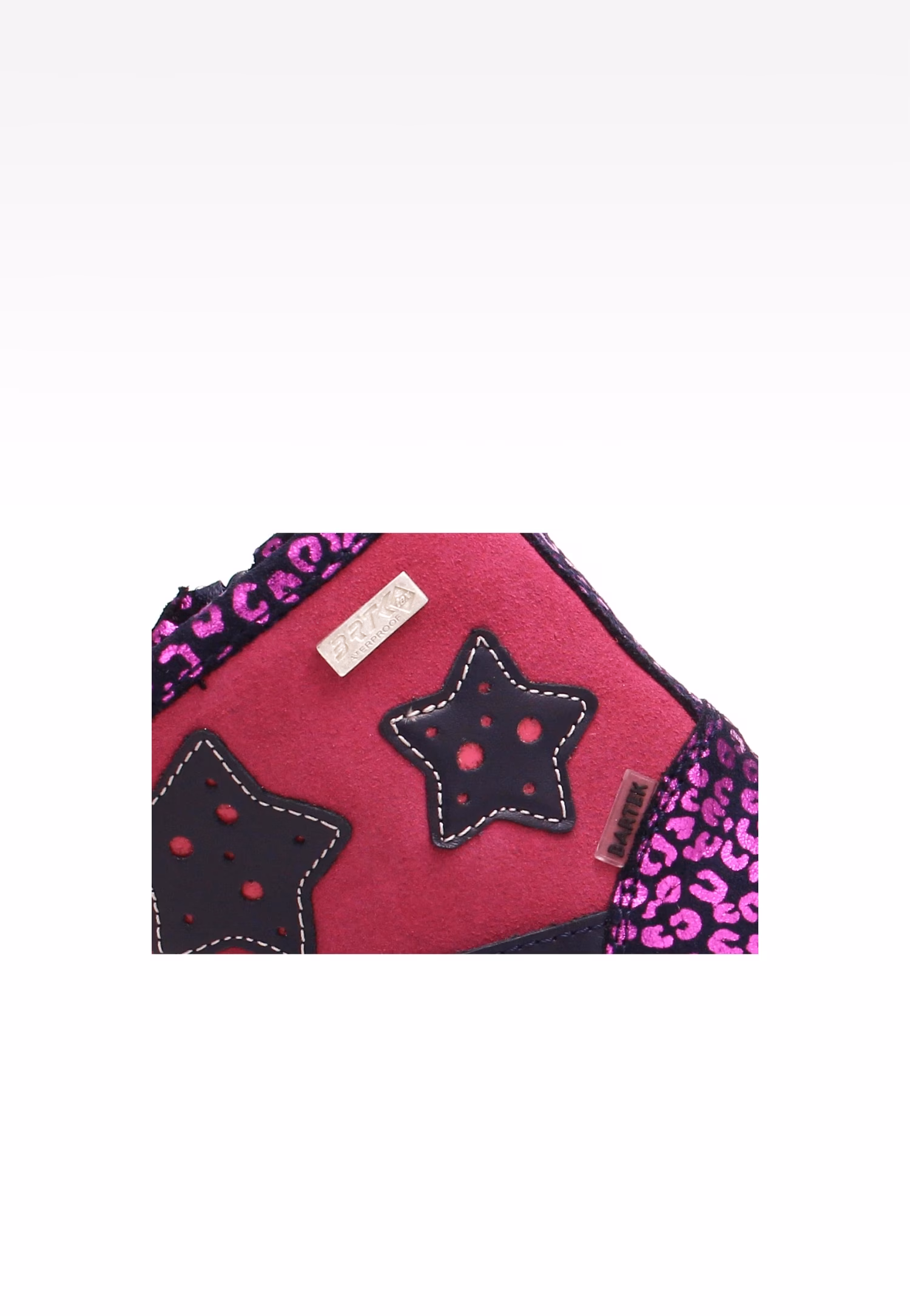 Kozaki ocieplane BARTEK 91766/0L-POP, dla dziewcząt, różowo-czarny