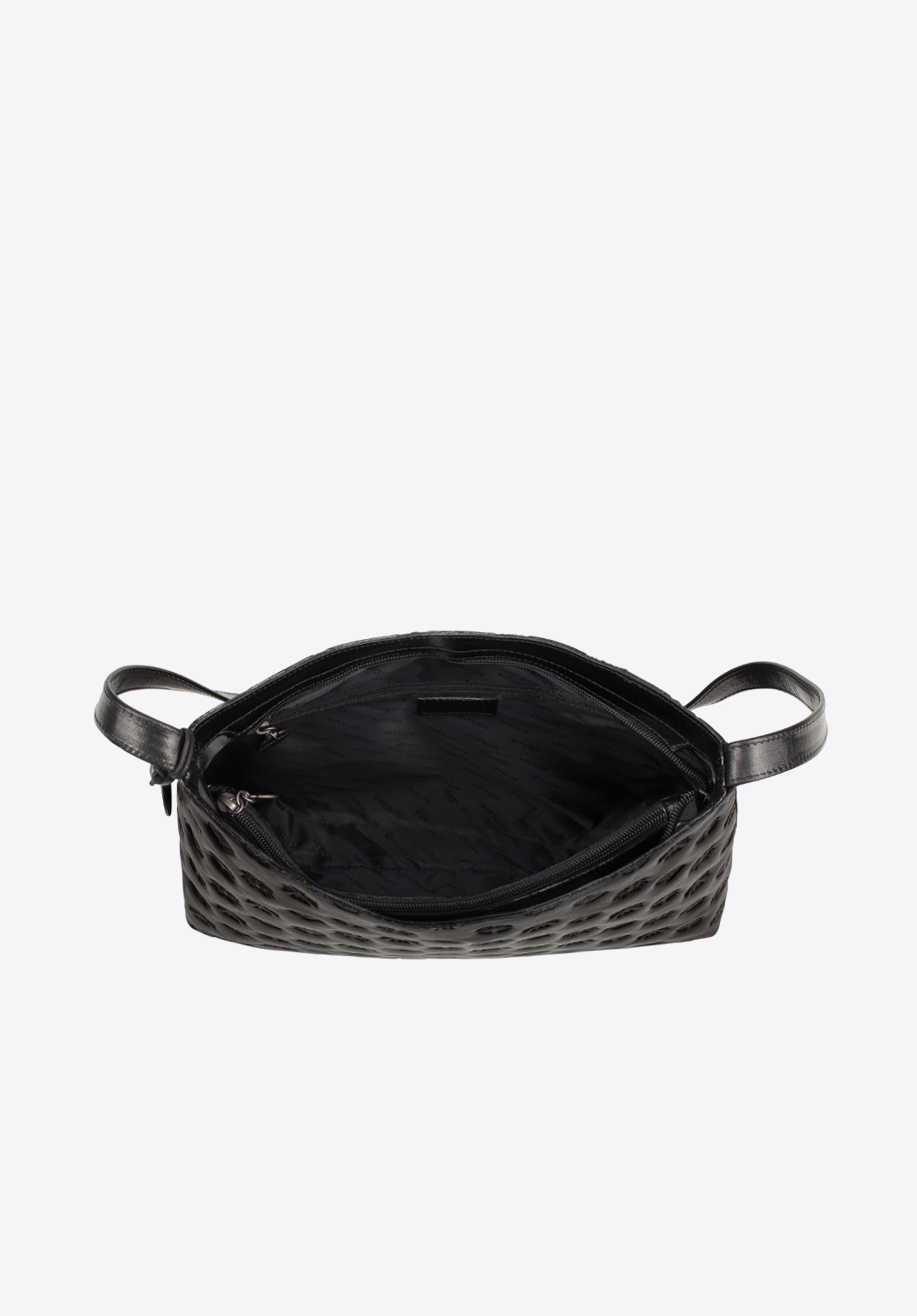 Damska listonoszka skórzana z monogramem duża