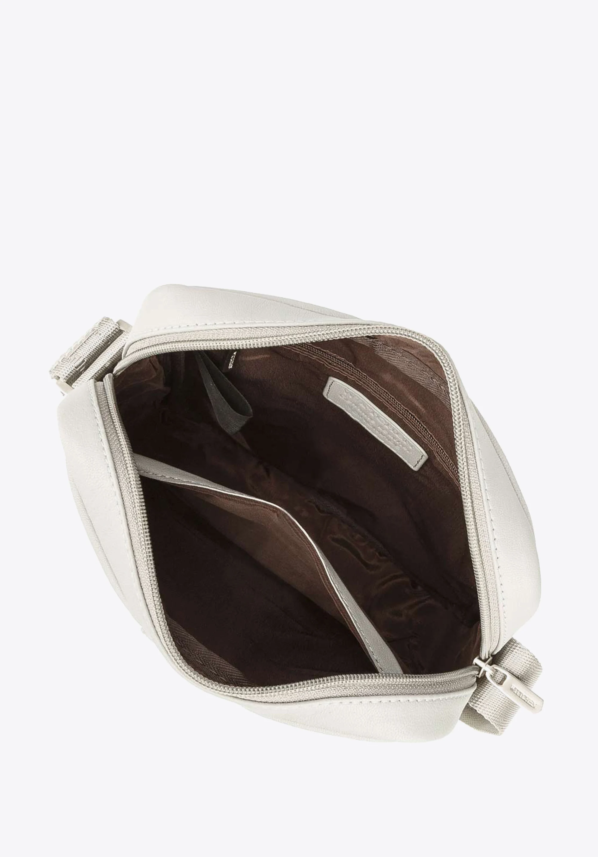 Męska listonoszka skórzana stębnowana mała