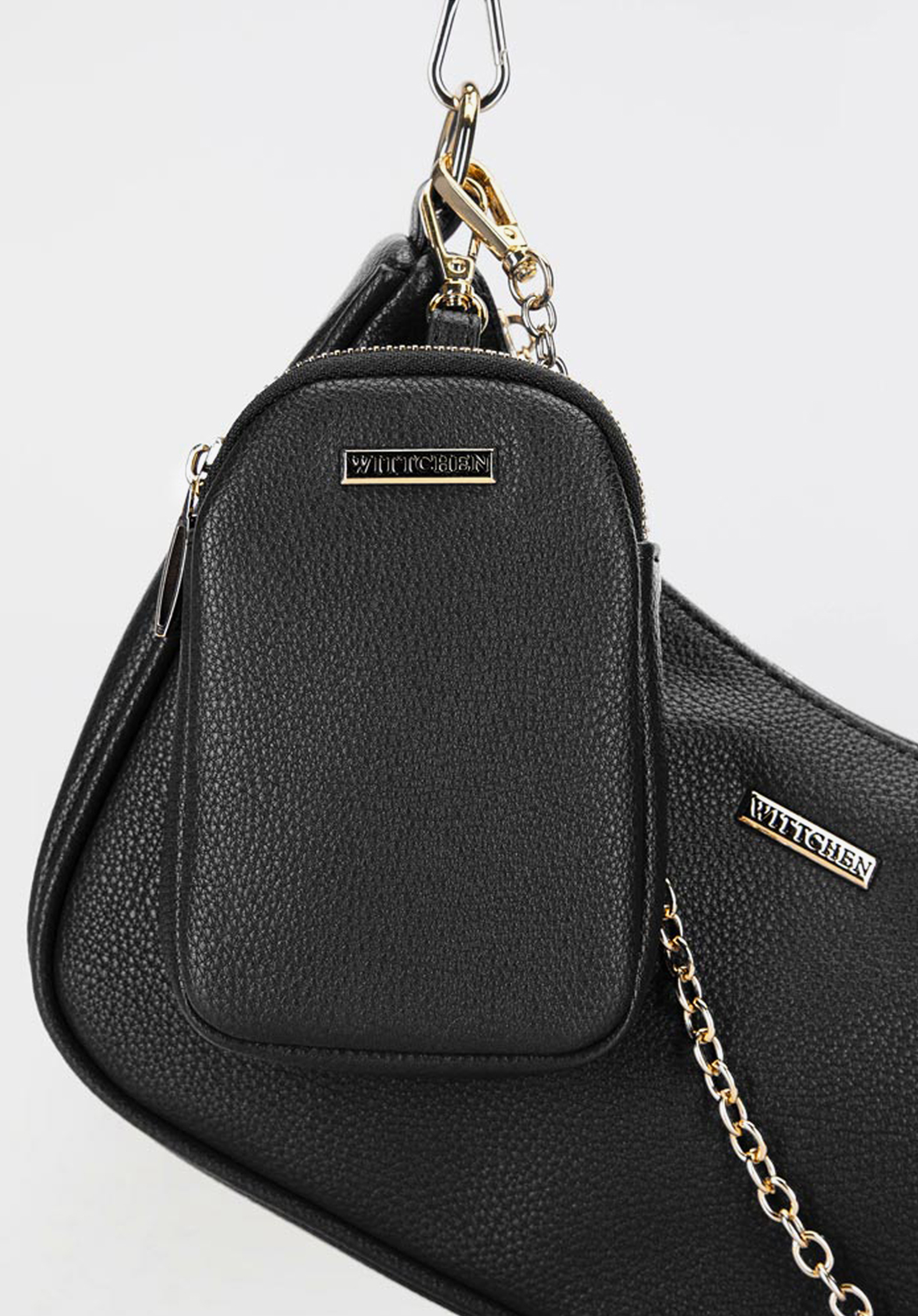 Torebka rogal z dopinaną saszetką