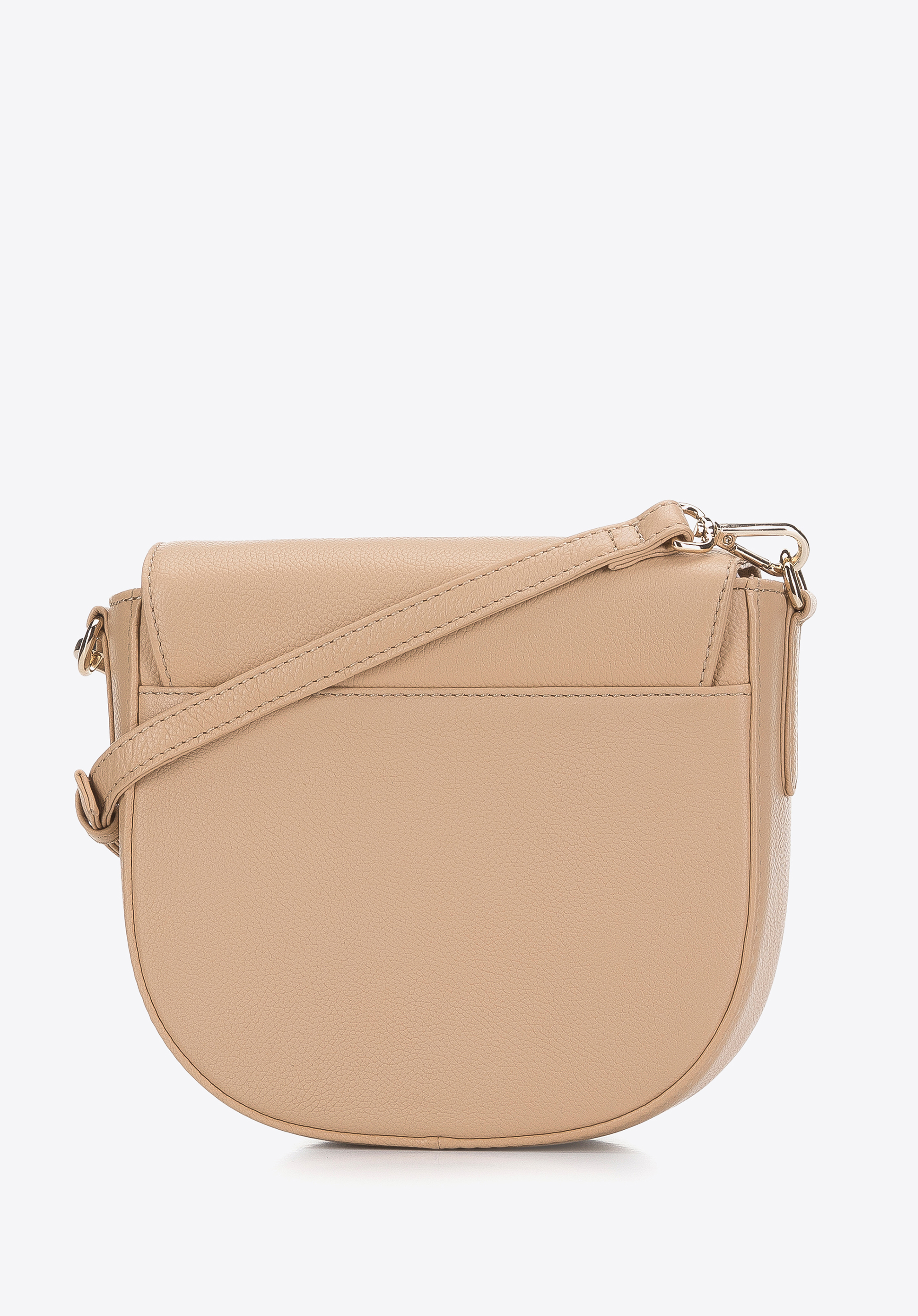 Damska torebka saddle bag skórzana prosta