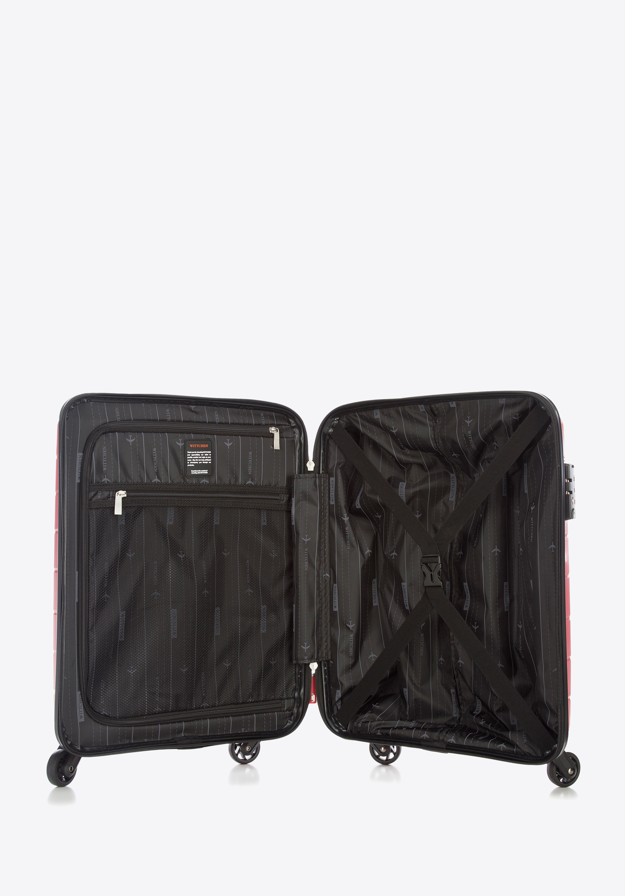 Walizka kabinowa z polipropylenu żłobiona