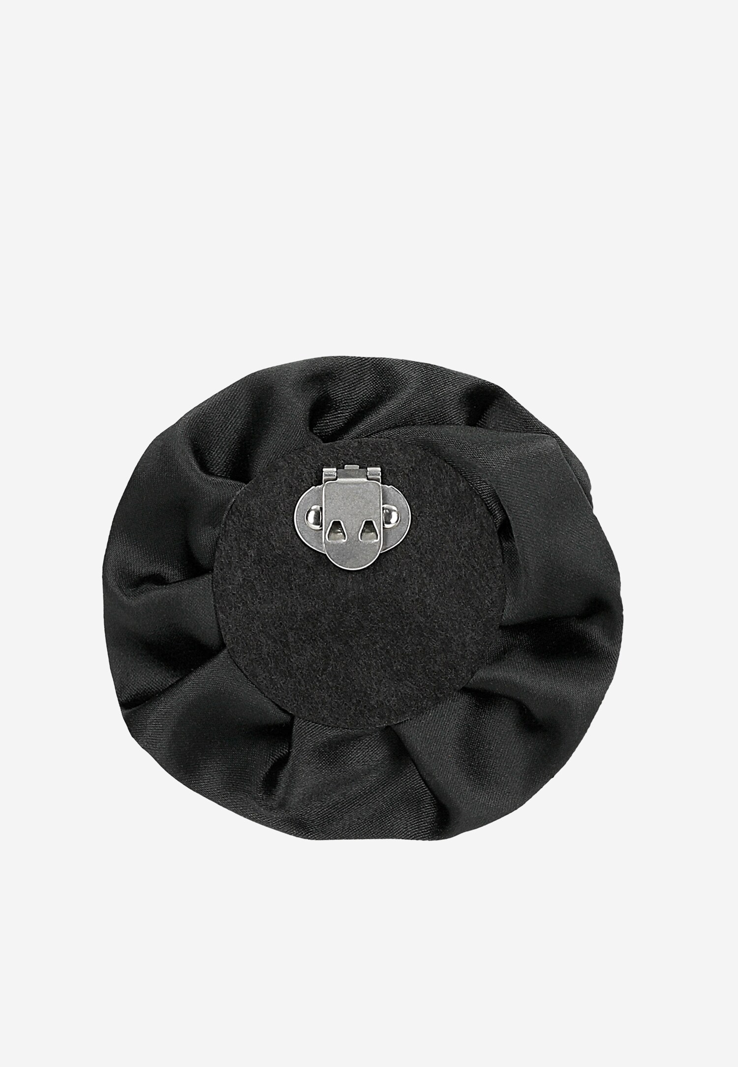 Biała satynowa ozdoba do butów