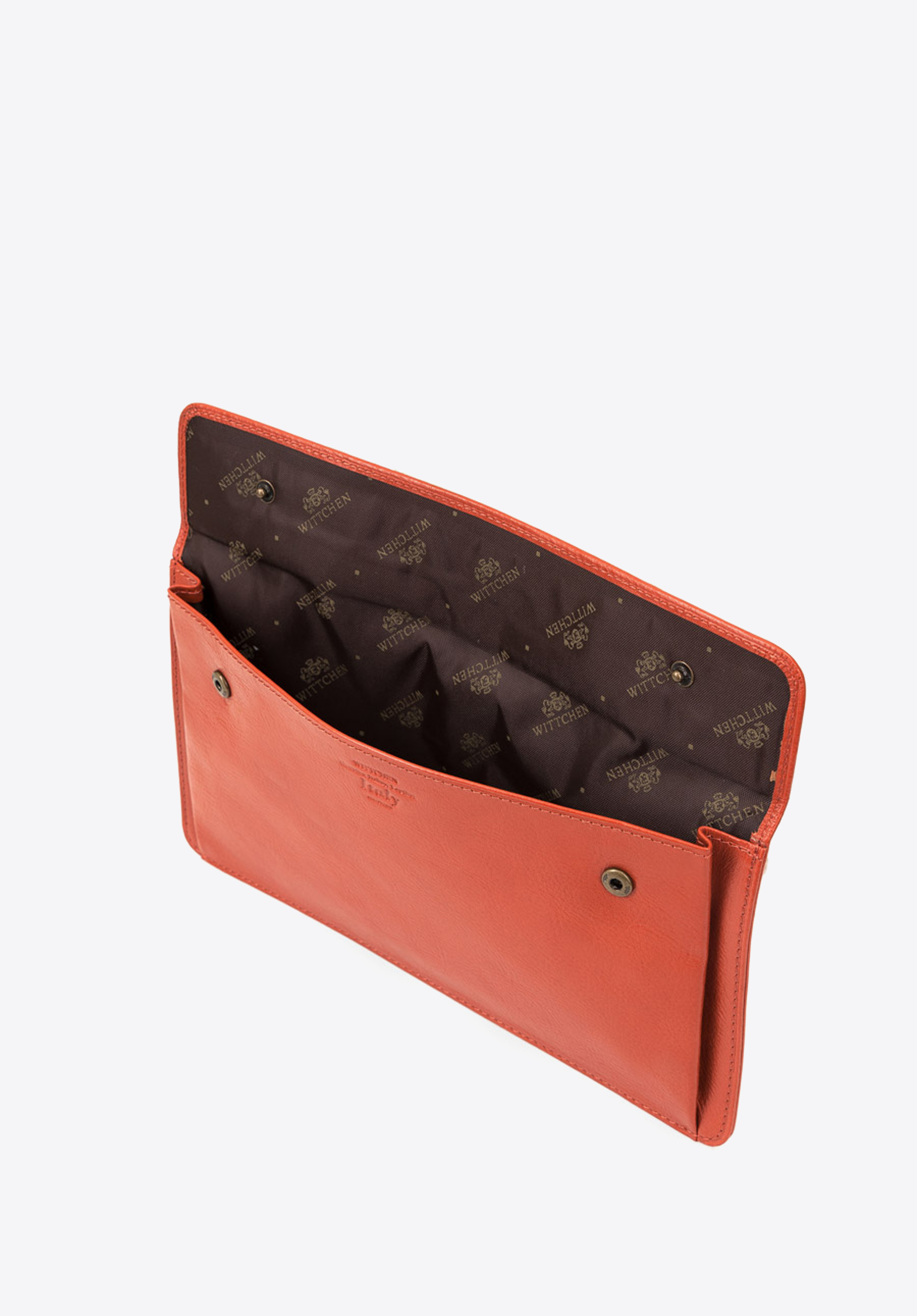 Etui na bilet lotniczy skórzane proste