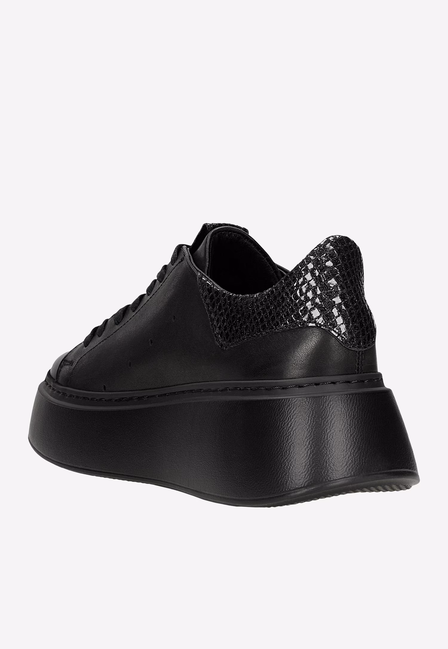 Lekkie białe trampki na flatformie