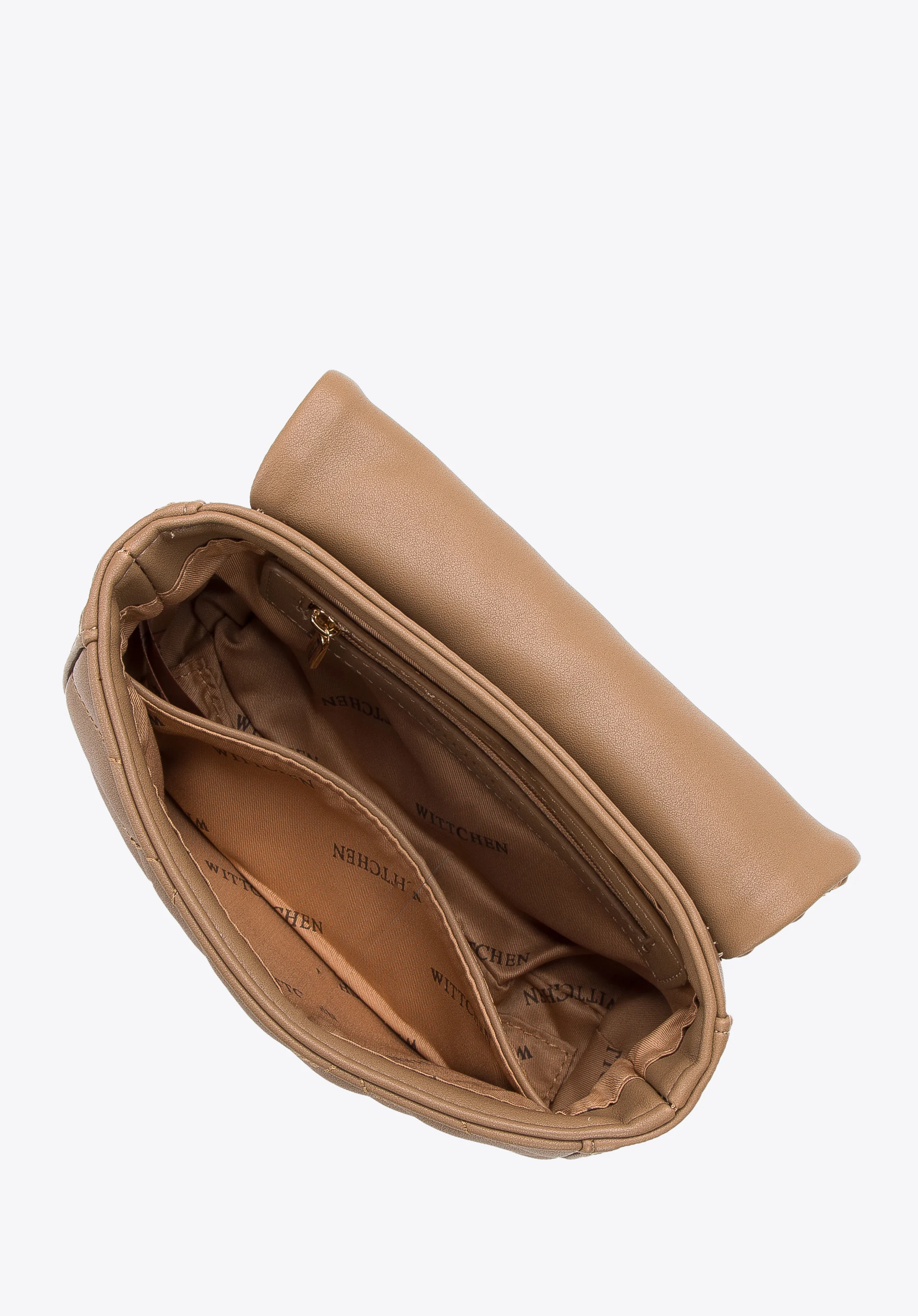 Damska torebka nerka geometrycznie pikowana