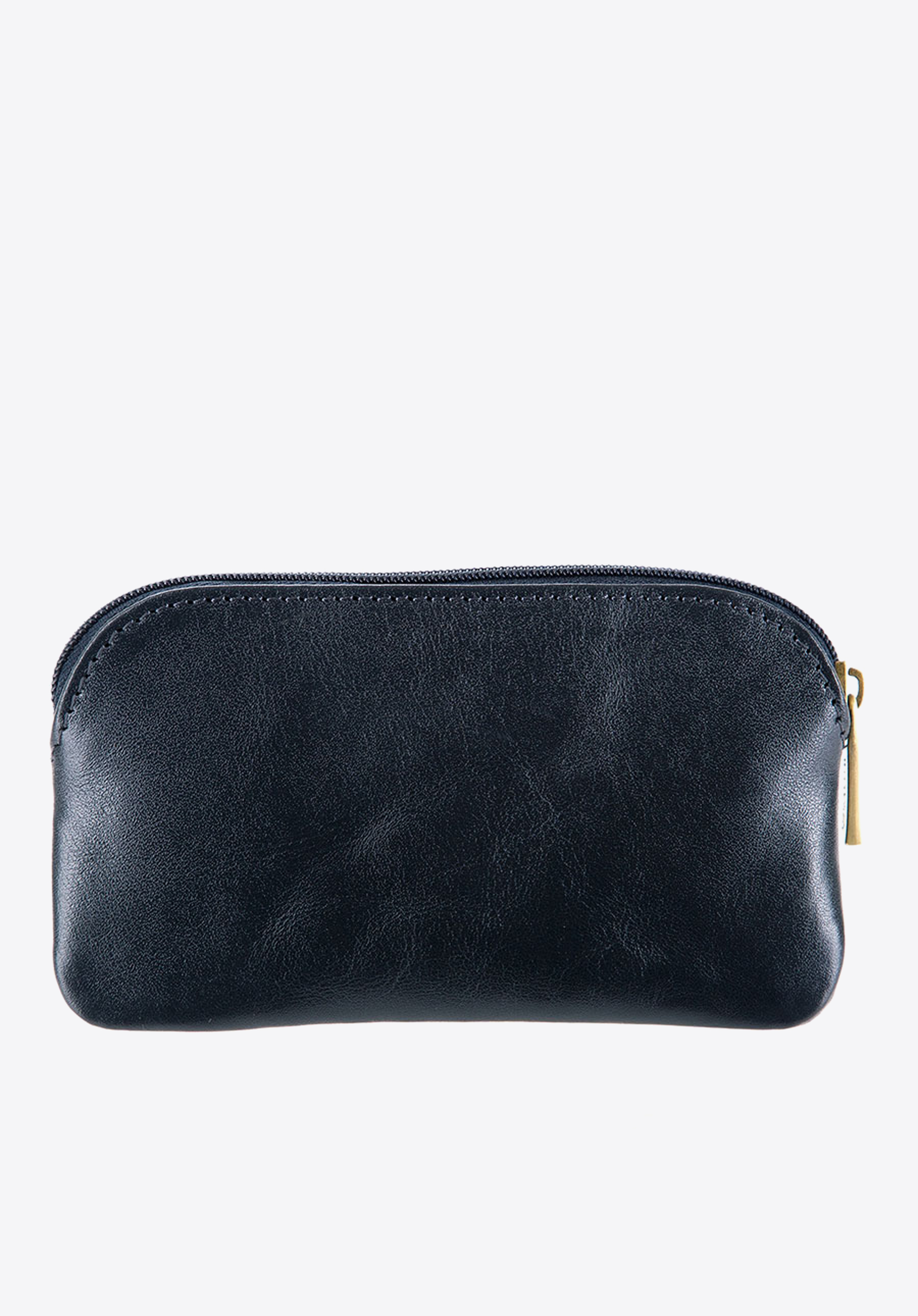 Etui na klucze skórzane z kieszenią