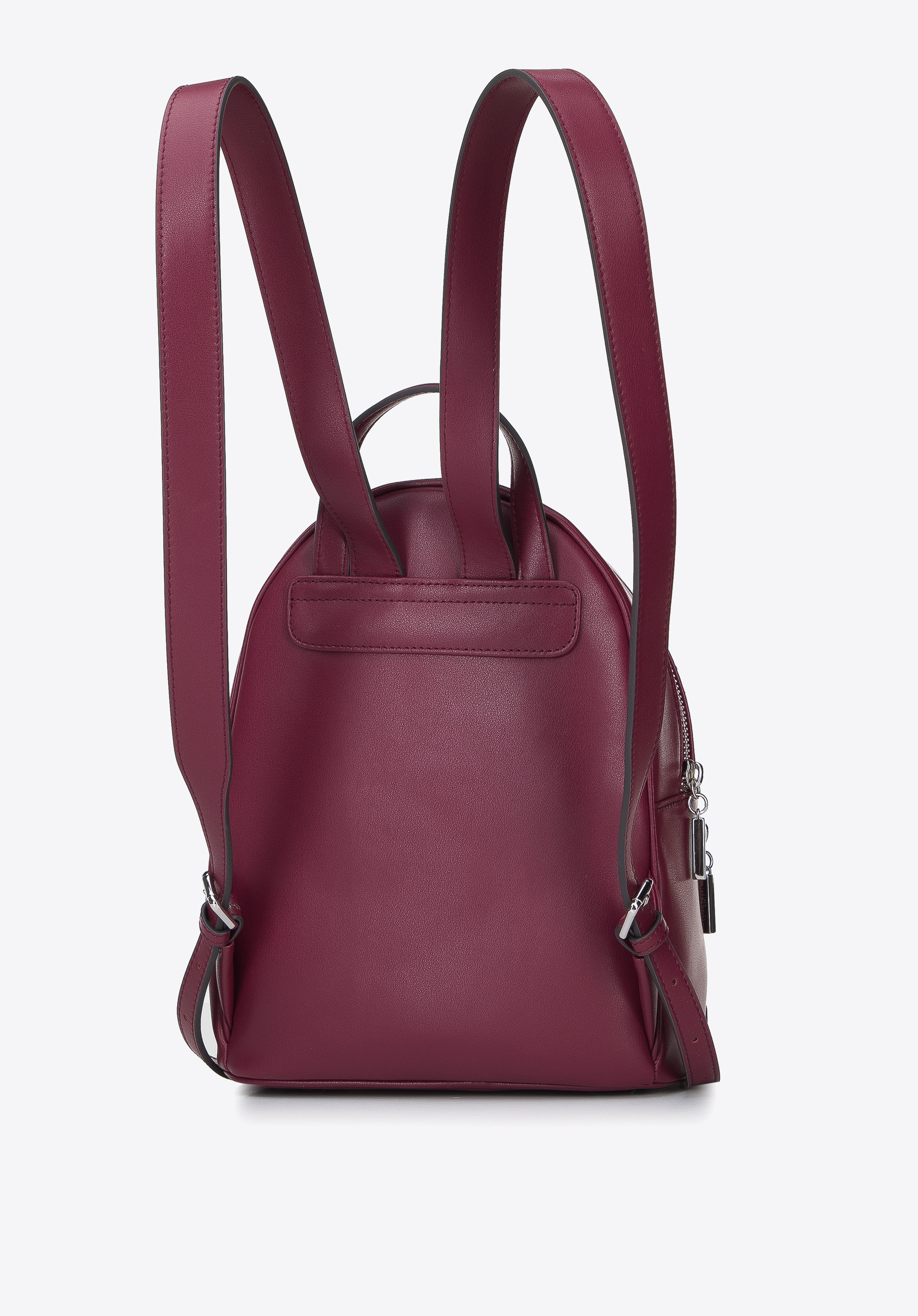 Damski plecak skórzany z monogramem mały