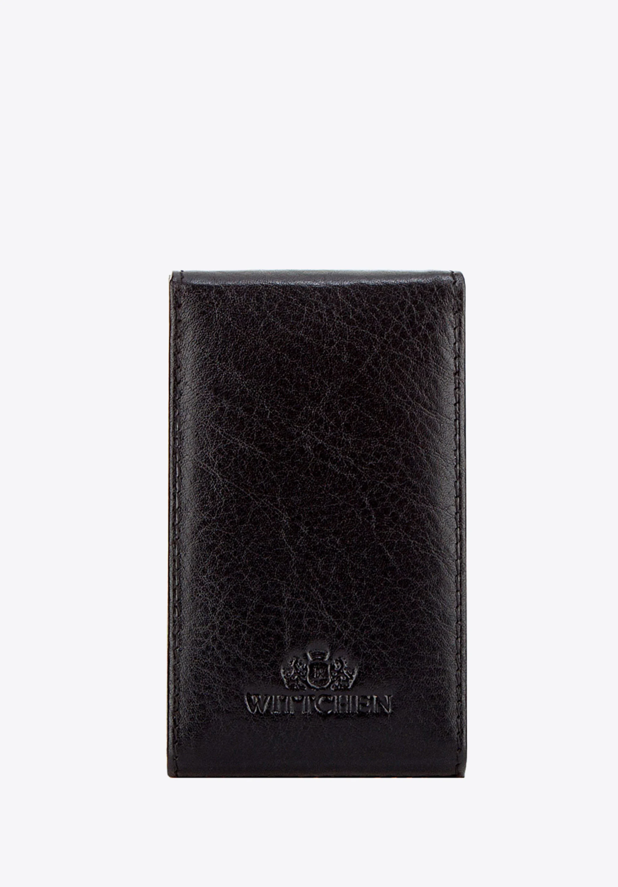 Etui na wizytówki ze skóry blaszane