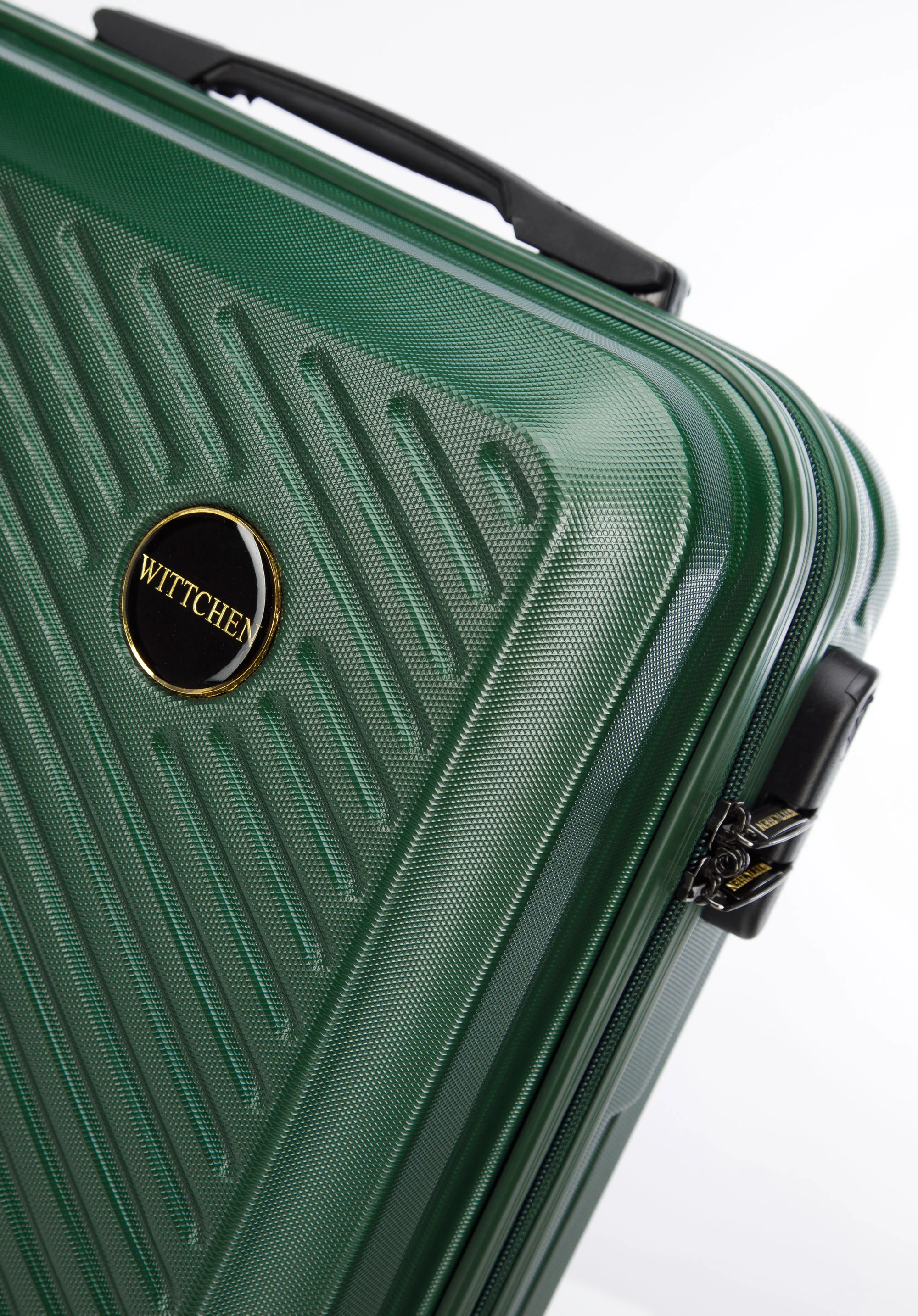 Walizka kabinowa z ABS-u w ukośne paski