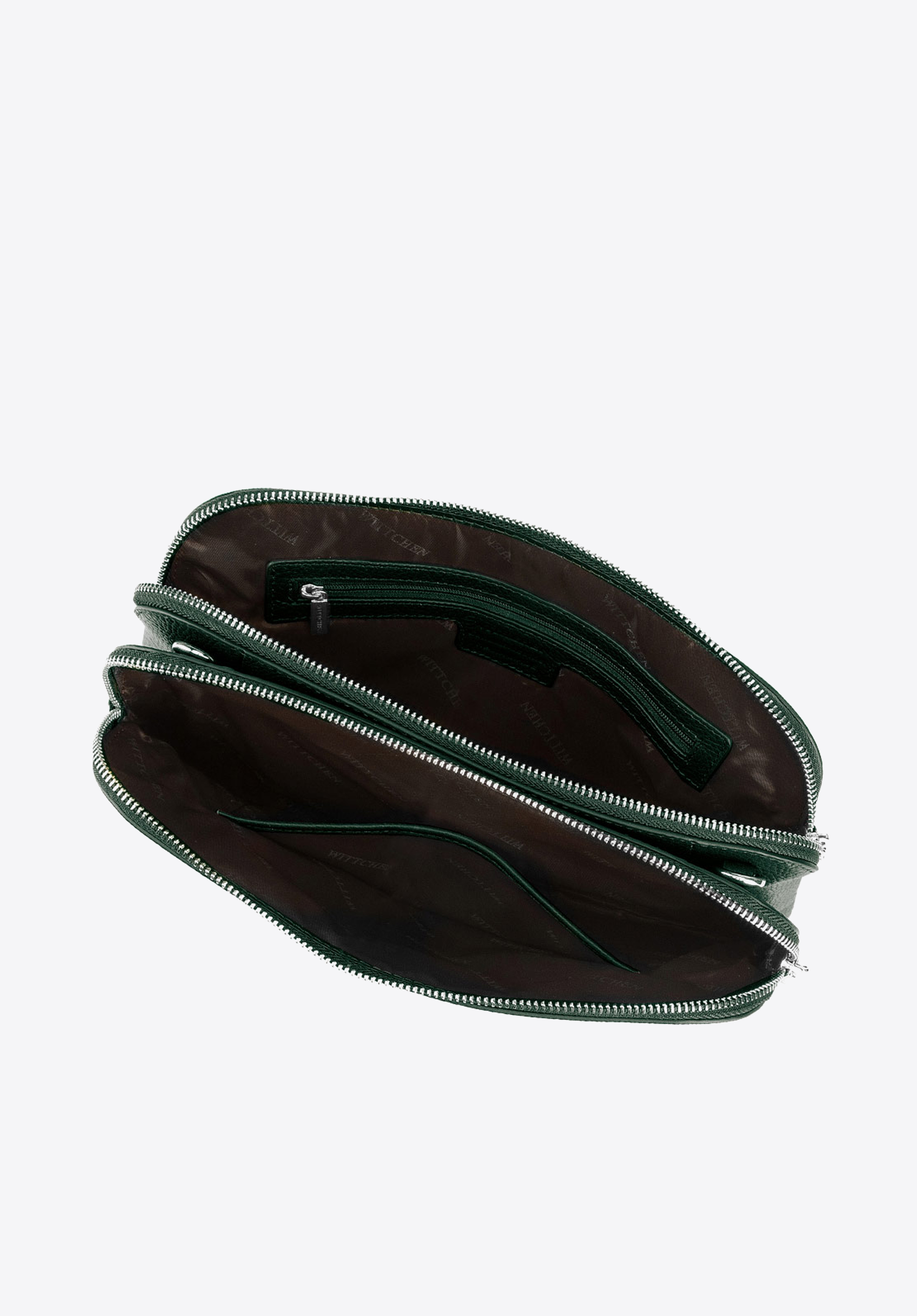 Damska listonoszka ze skóry trapezowa mała