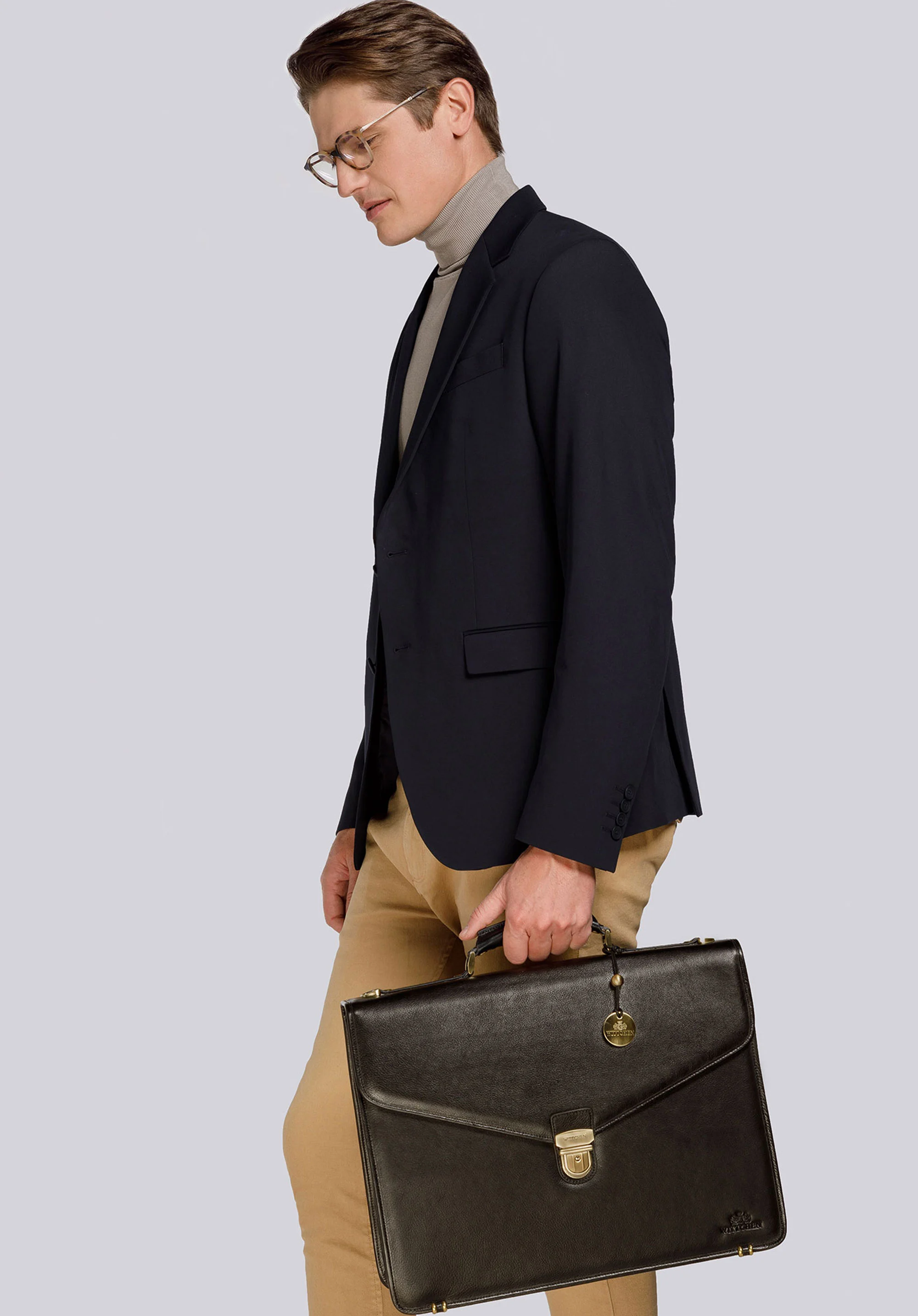 Teczka ze skóry retro