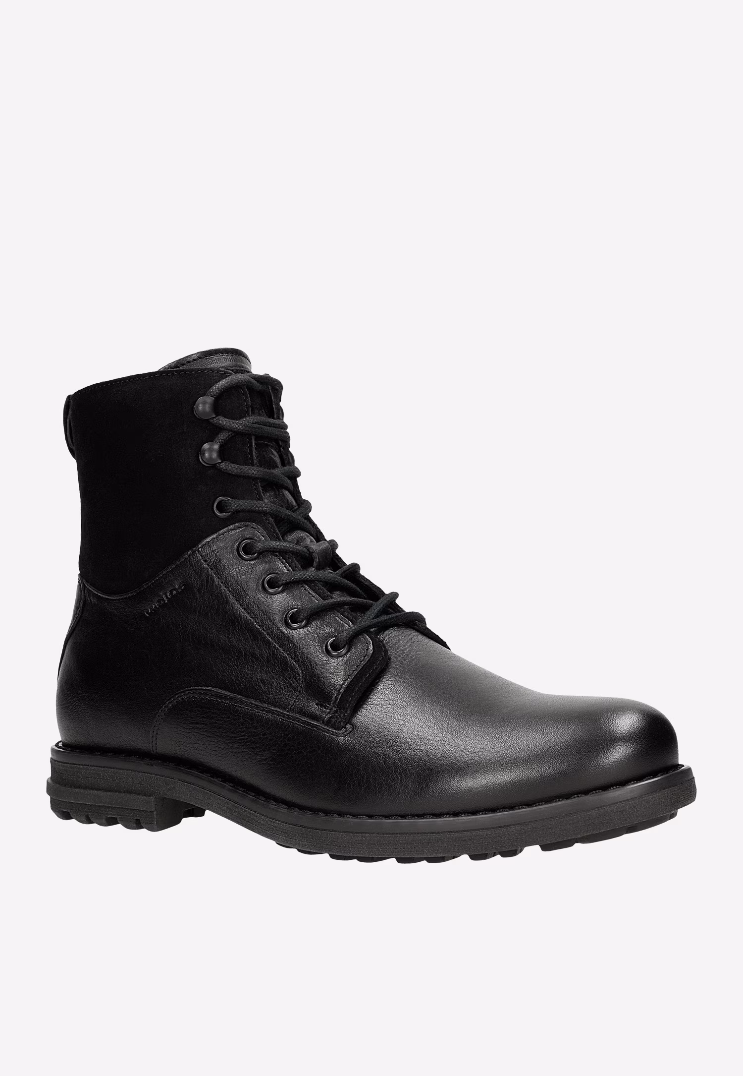 Brązowe trzewiki męskie w stylu miejskim