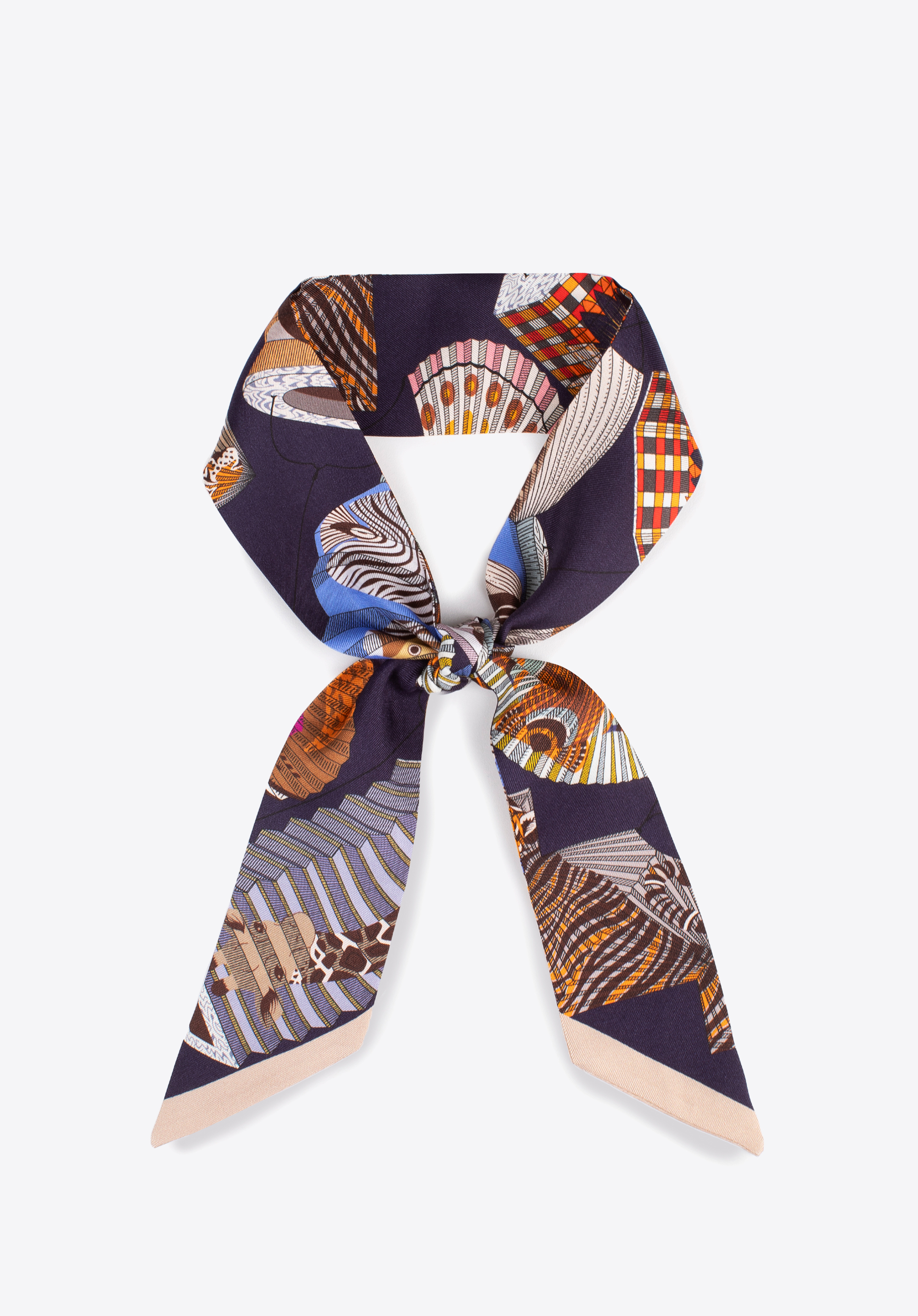 Damska apaszka twilly z jedwabiu