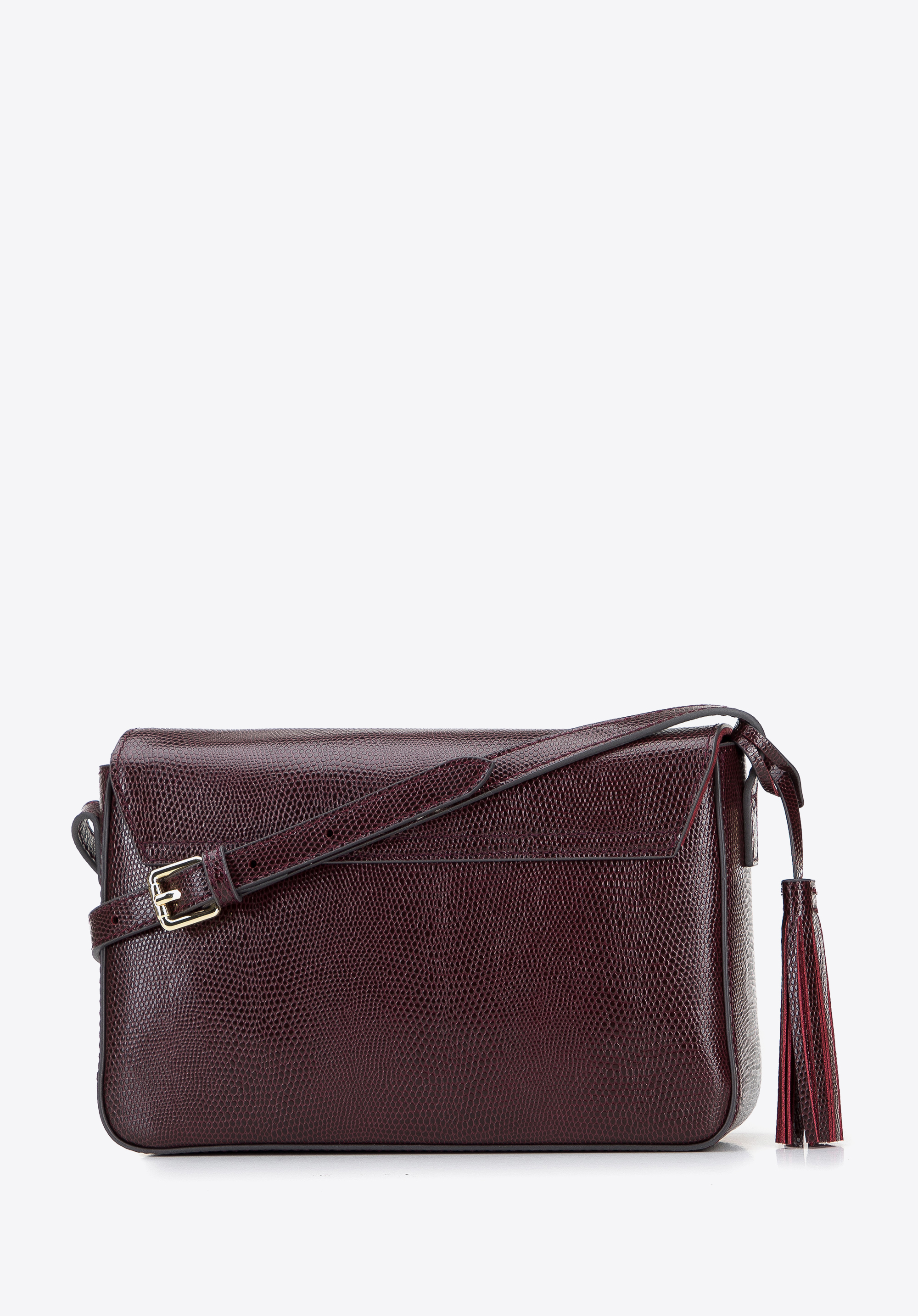 Damska listonoszka skórzana klasyczna z chwostem