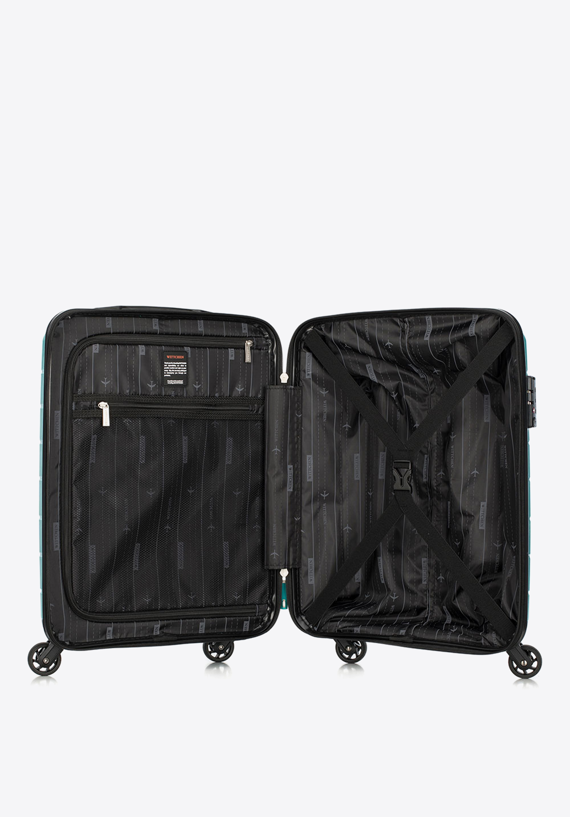 Walizka kabinowa z polipropylenu żłobiona