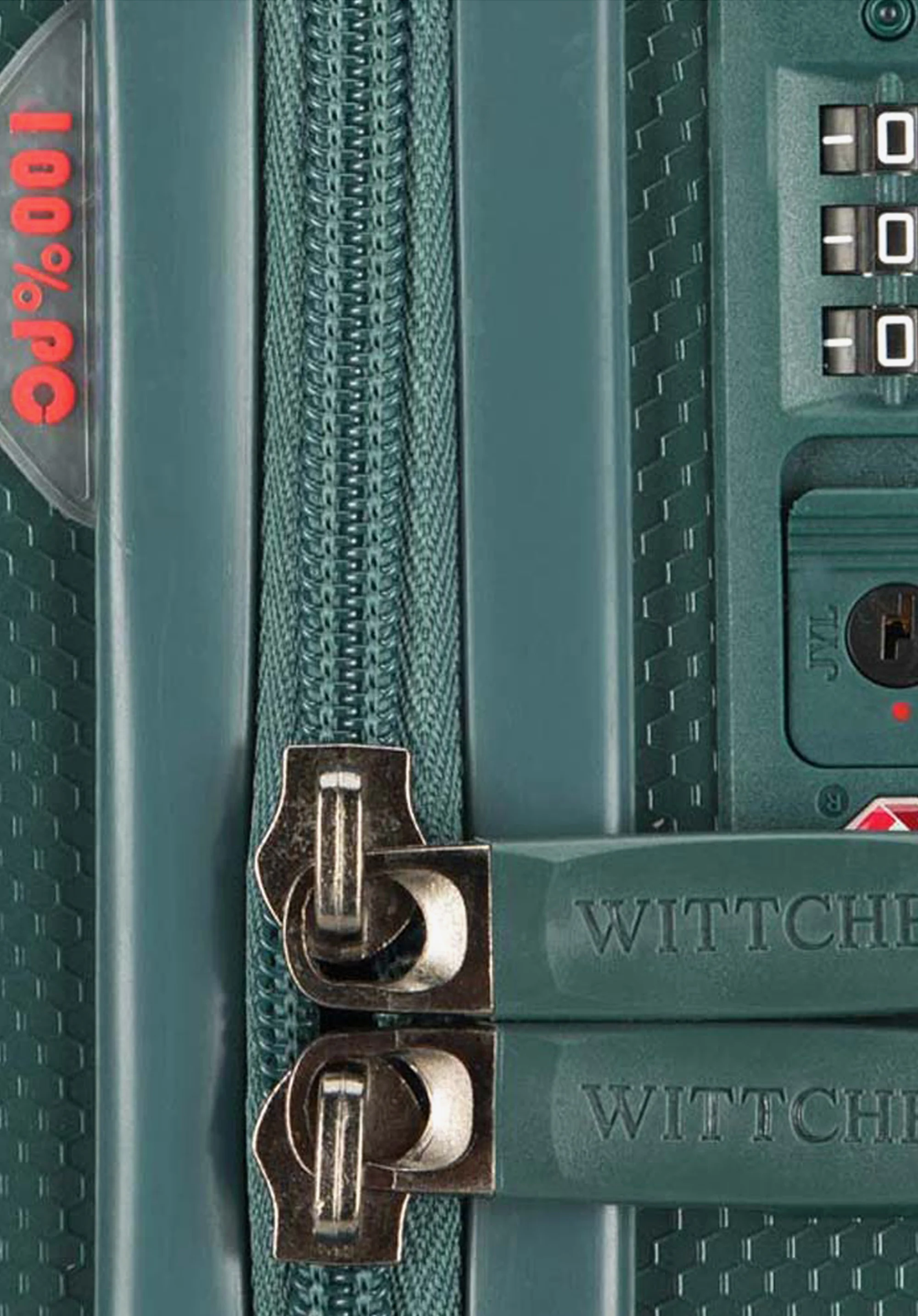 Walizka kabinowa z polikarbonu geometryczna